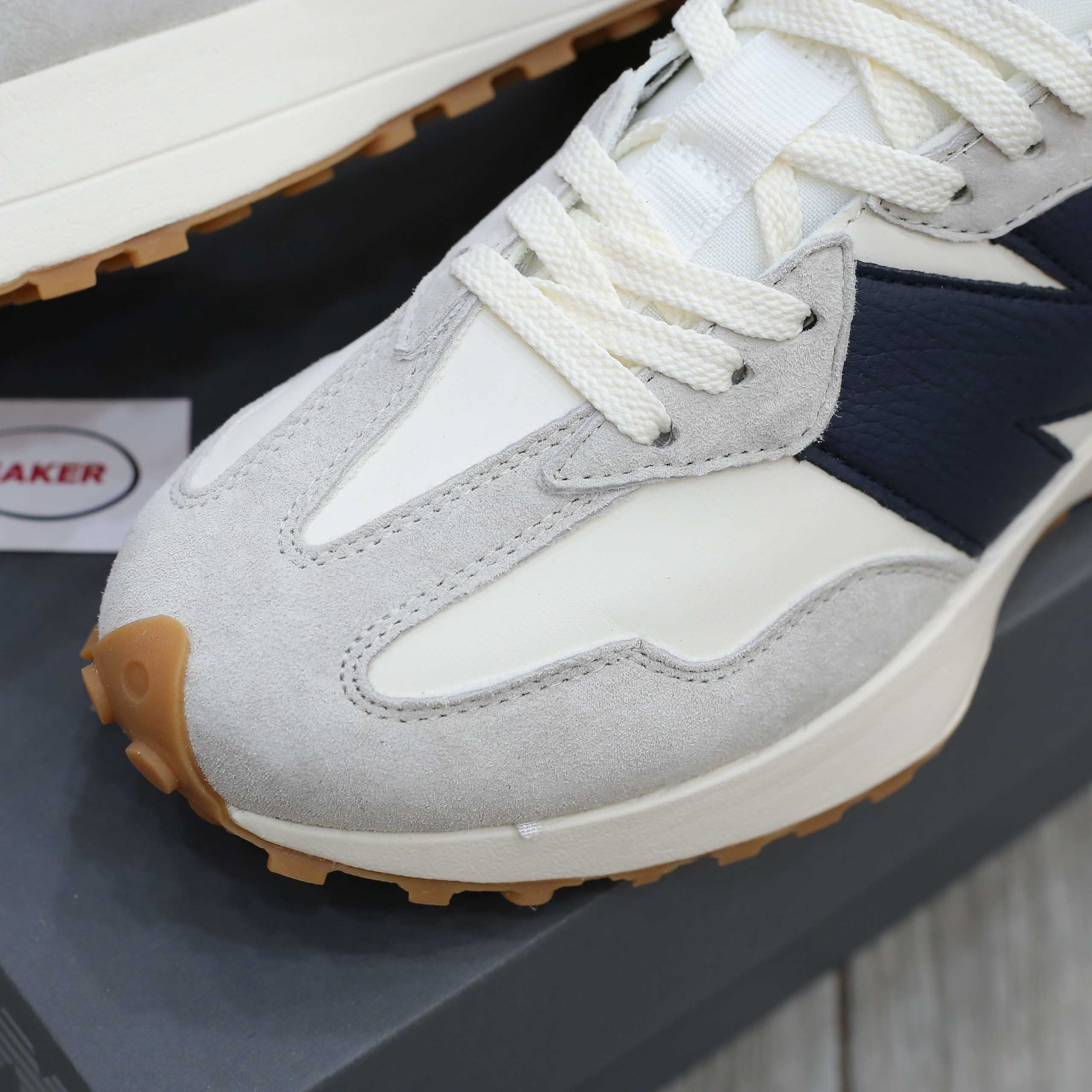 Giày New Balance Wmns 327 ‘Grey Navy’ Like Auth
