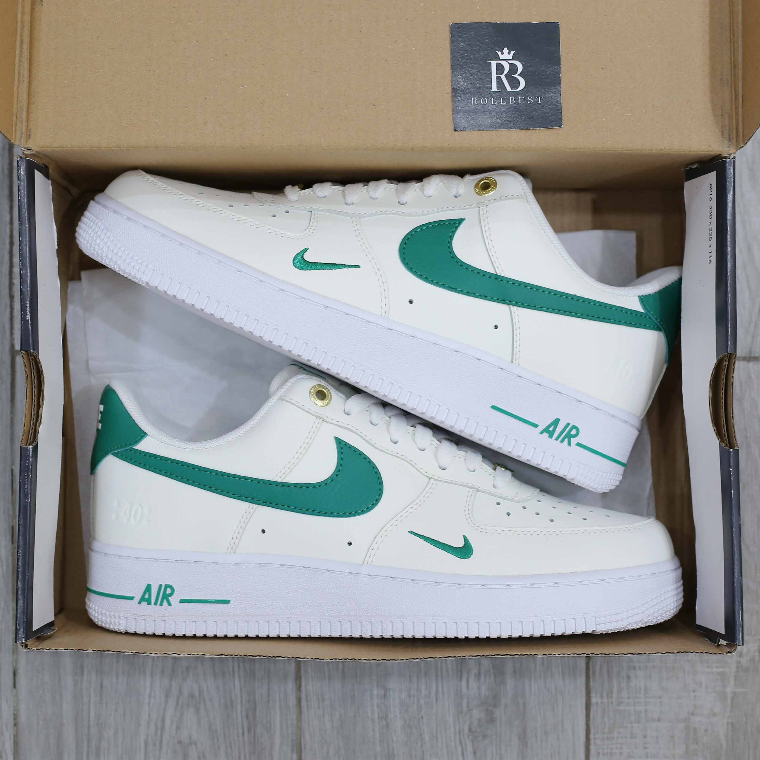 Giày Nike Air Force 1 Low ’07 SE 40th Anniversary Edition Sail Malachite Best Quality