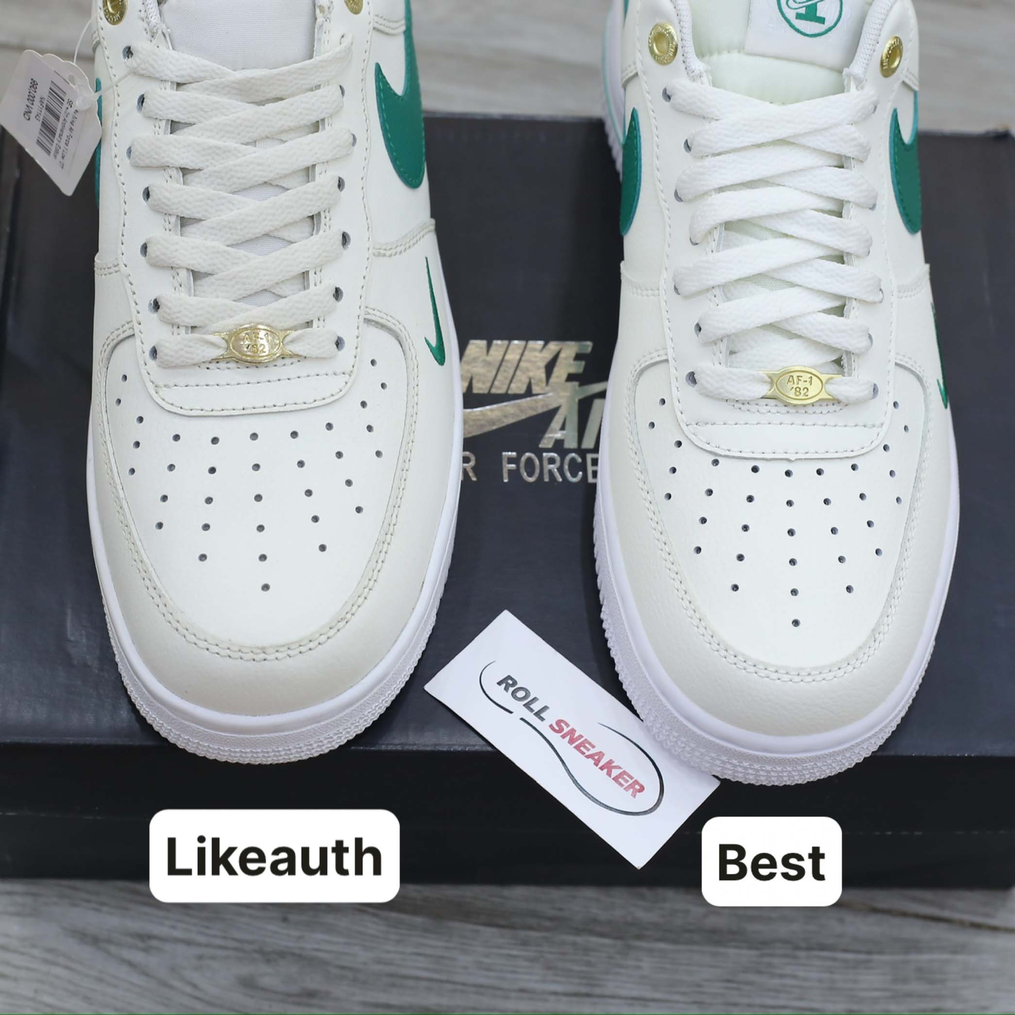 Giày Nike Air Force 1 Low ’07 SE 40th Anniversary Edition Sail Malachite Best Quality