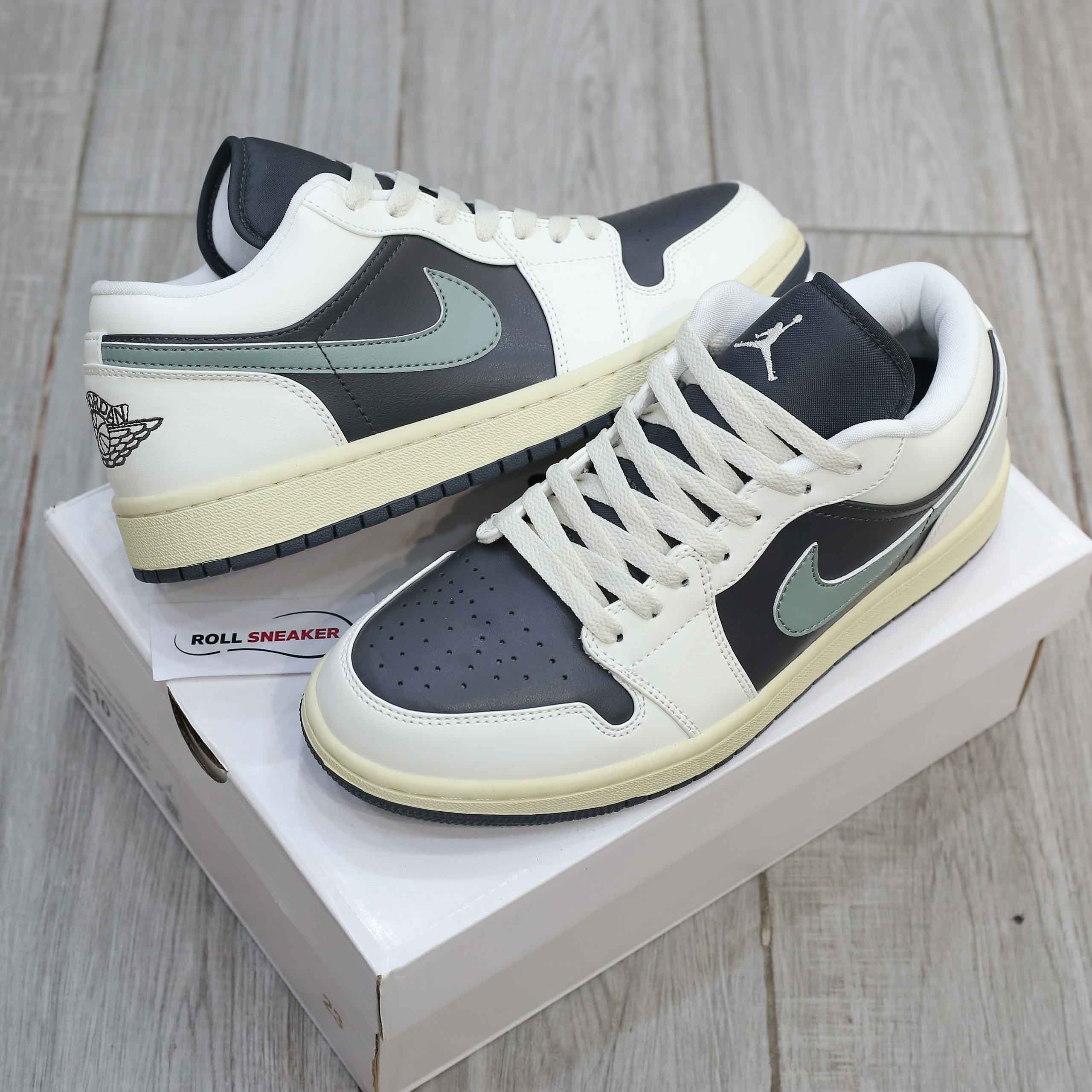 Giày Nike Air Jordan 1 Low ‘Jade Smoke’ (W) Like Auth