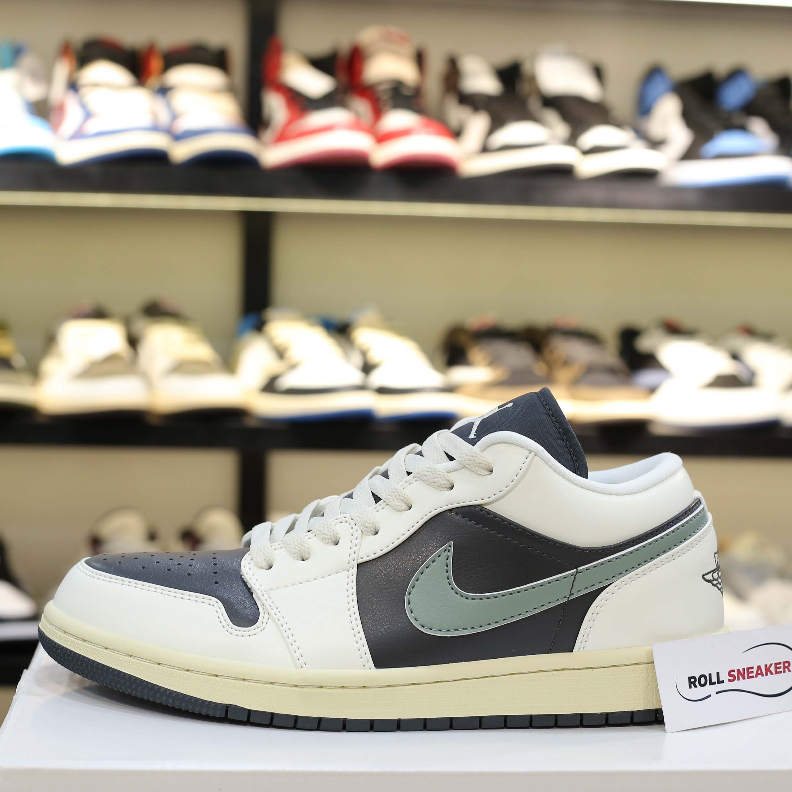 Giày Nike Air Jordan 1 Low ‘Jade Smoke’ (W) Like Auth