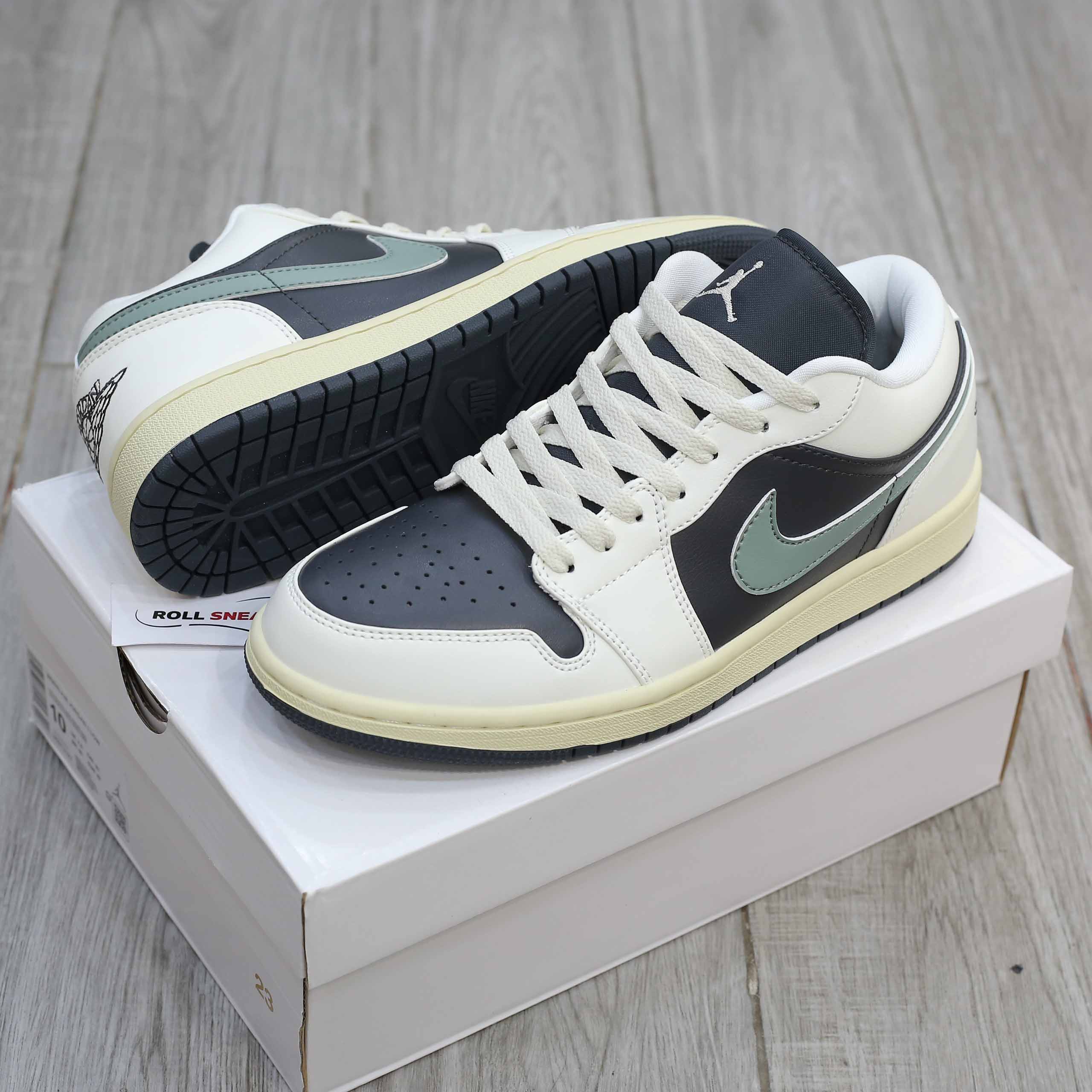 Giày Nike Air Jordan 1 Low ‘Jade Smoke’ (W) Like Auth