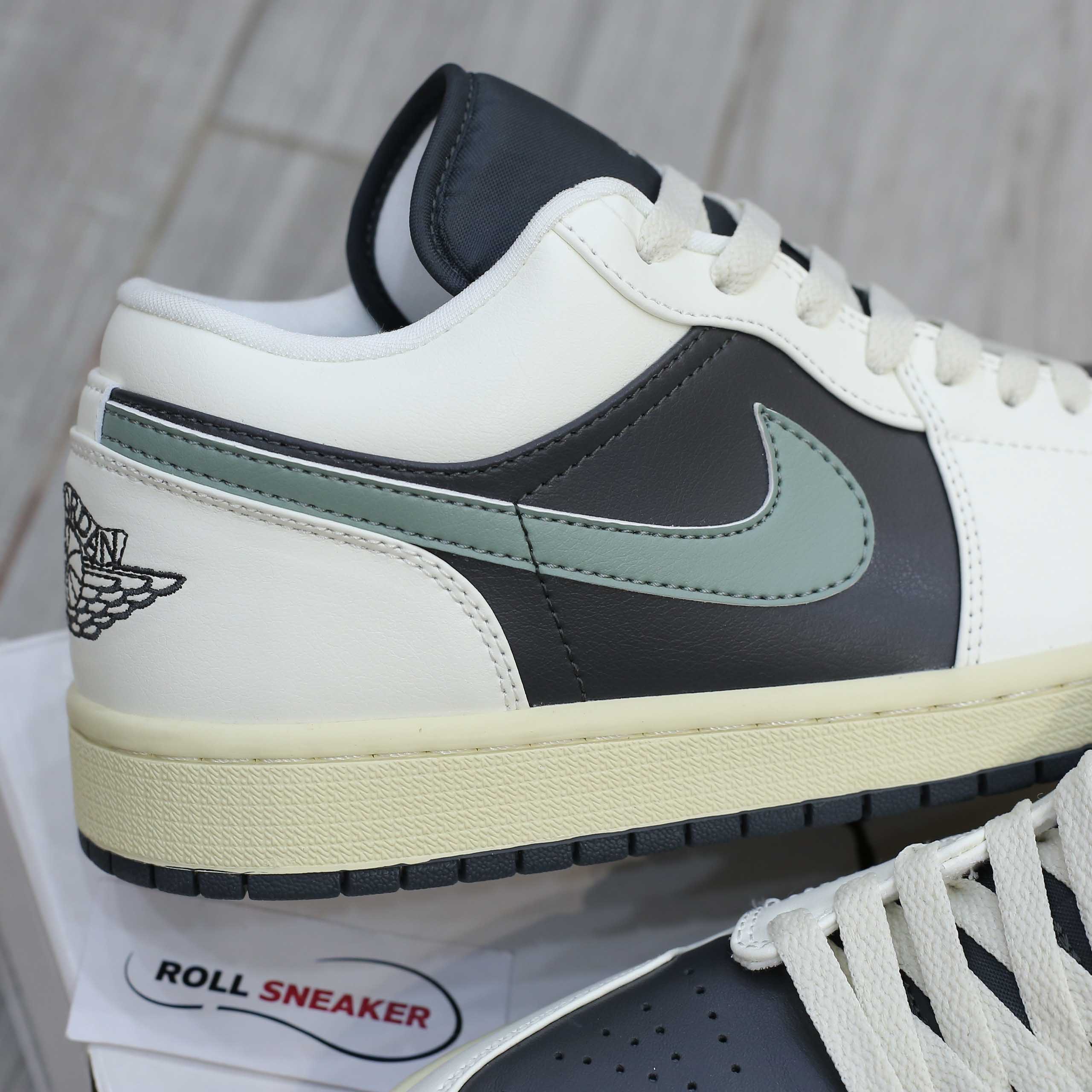 Giày Nike Air Jordan 1 Low ‘Jade Smoke’ (W) Like Auth