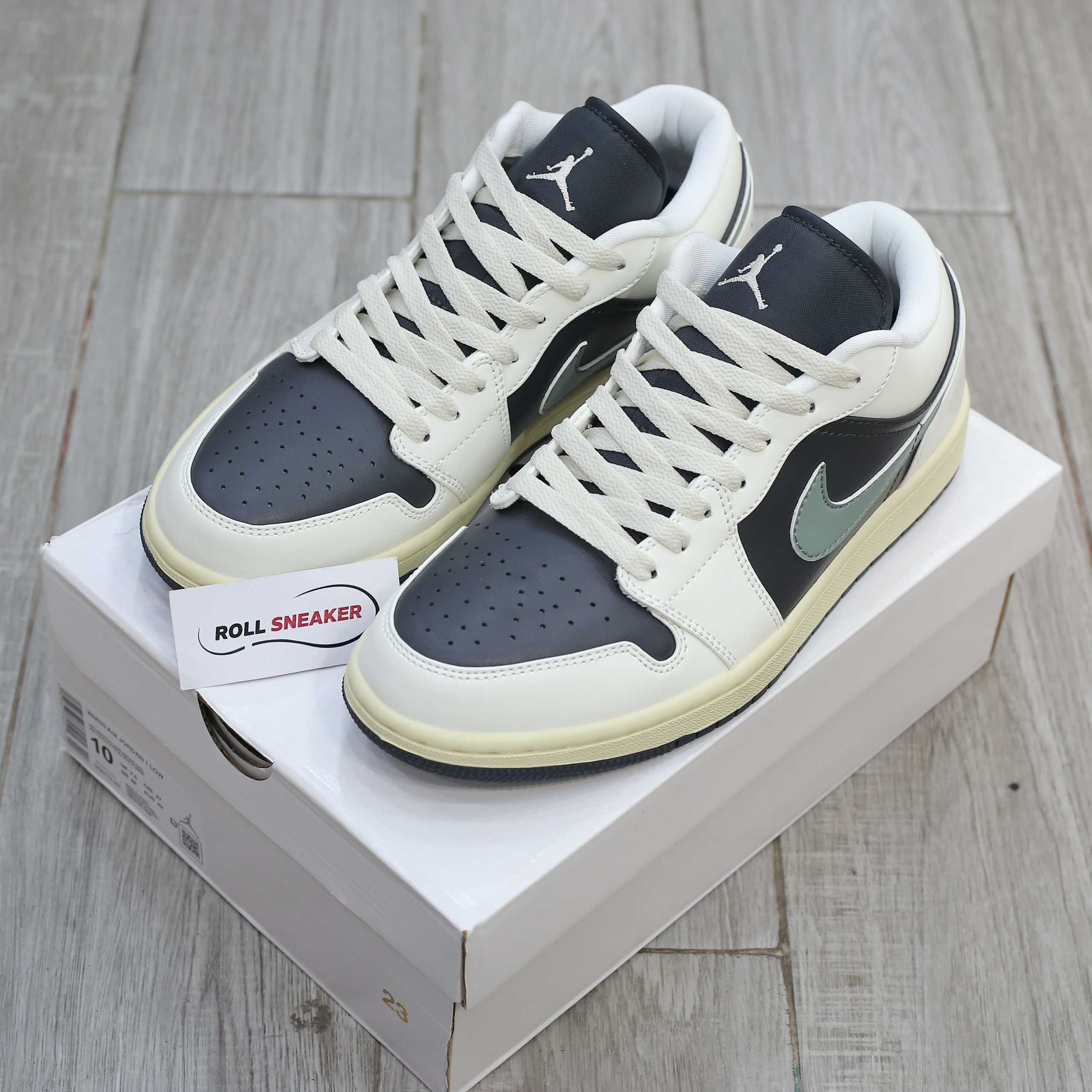 Giày Nike Air Jordan 1 Low ‘Jade Smoke’ (W) Like Auth