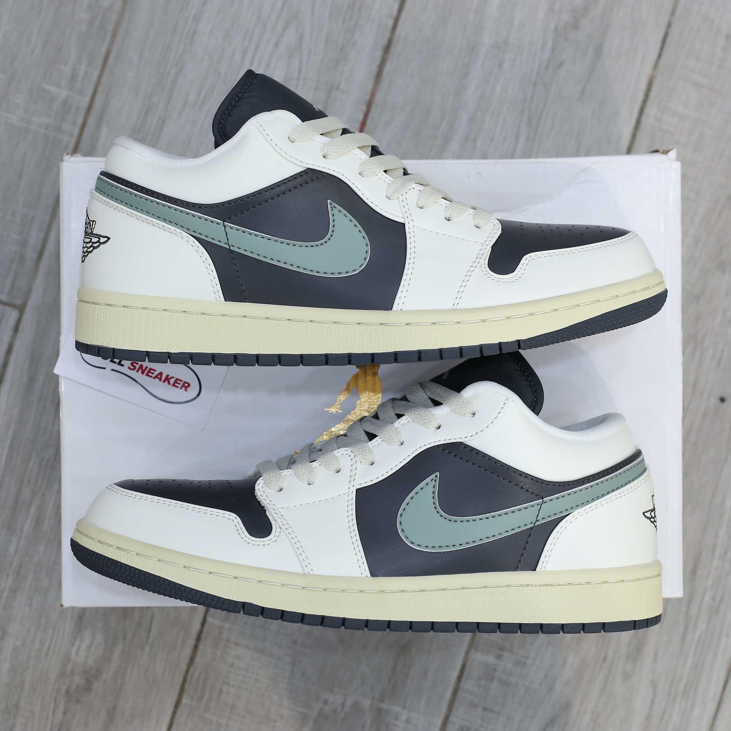 Giày Nike Air Jordan 1 Low ‘Jade Smoke’ (W) Like Auth