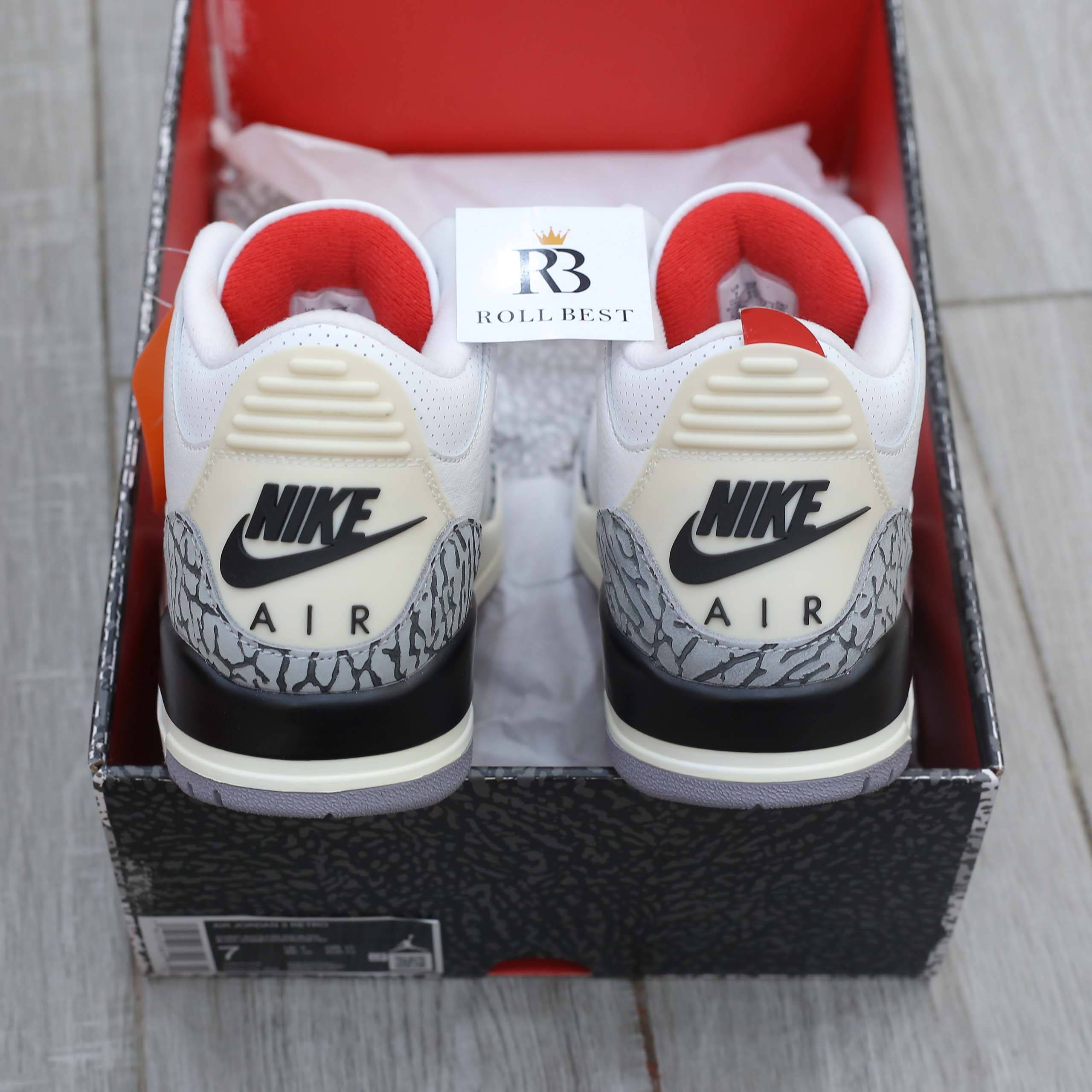 Giày Nike Air Jordan 3 Retro White Cement Reimagined Best Quality