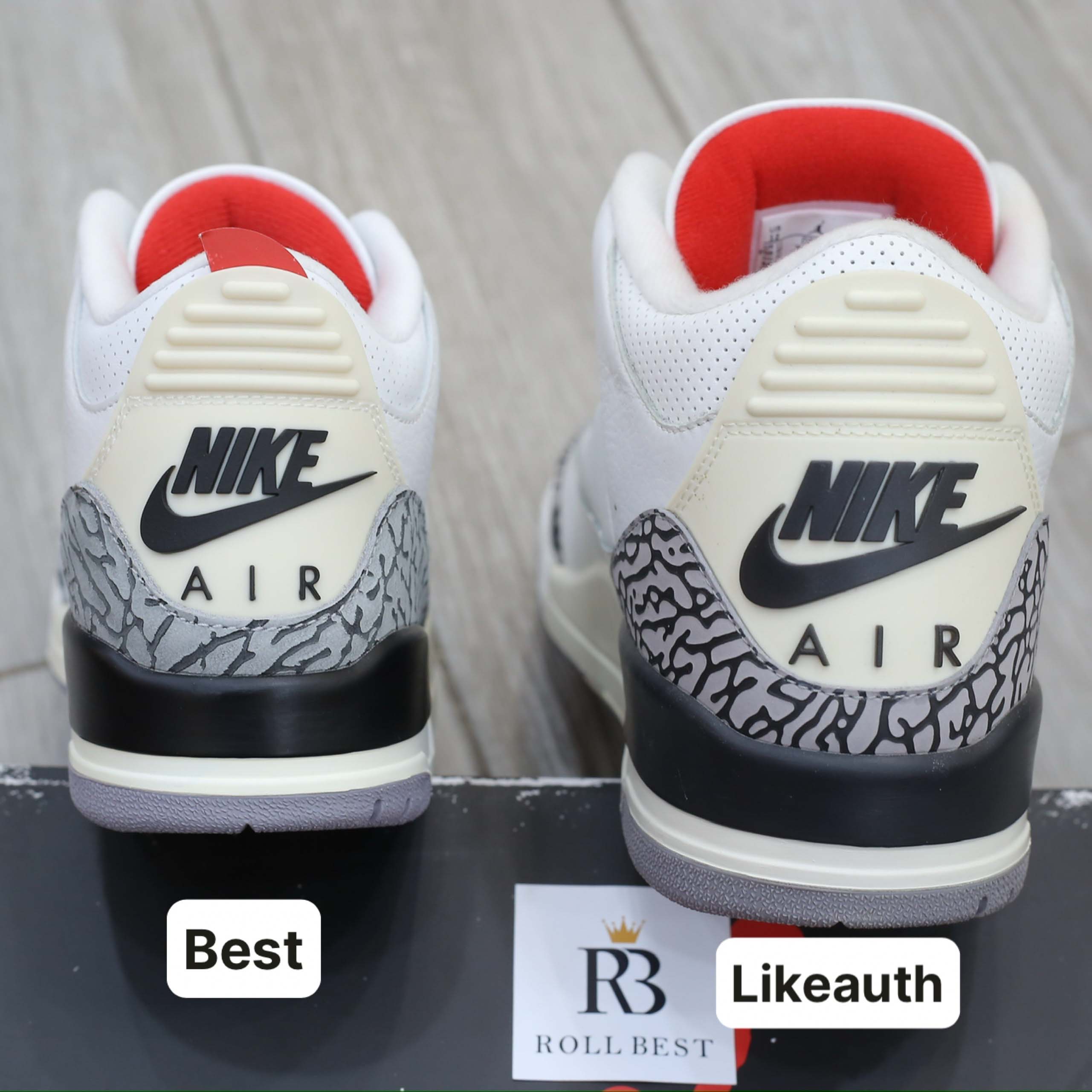 Giày Nike Air Jordan 3 Retro White Cement Reimagined Best Quality