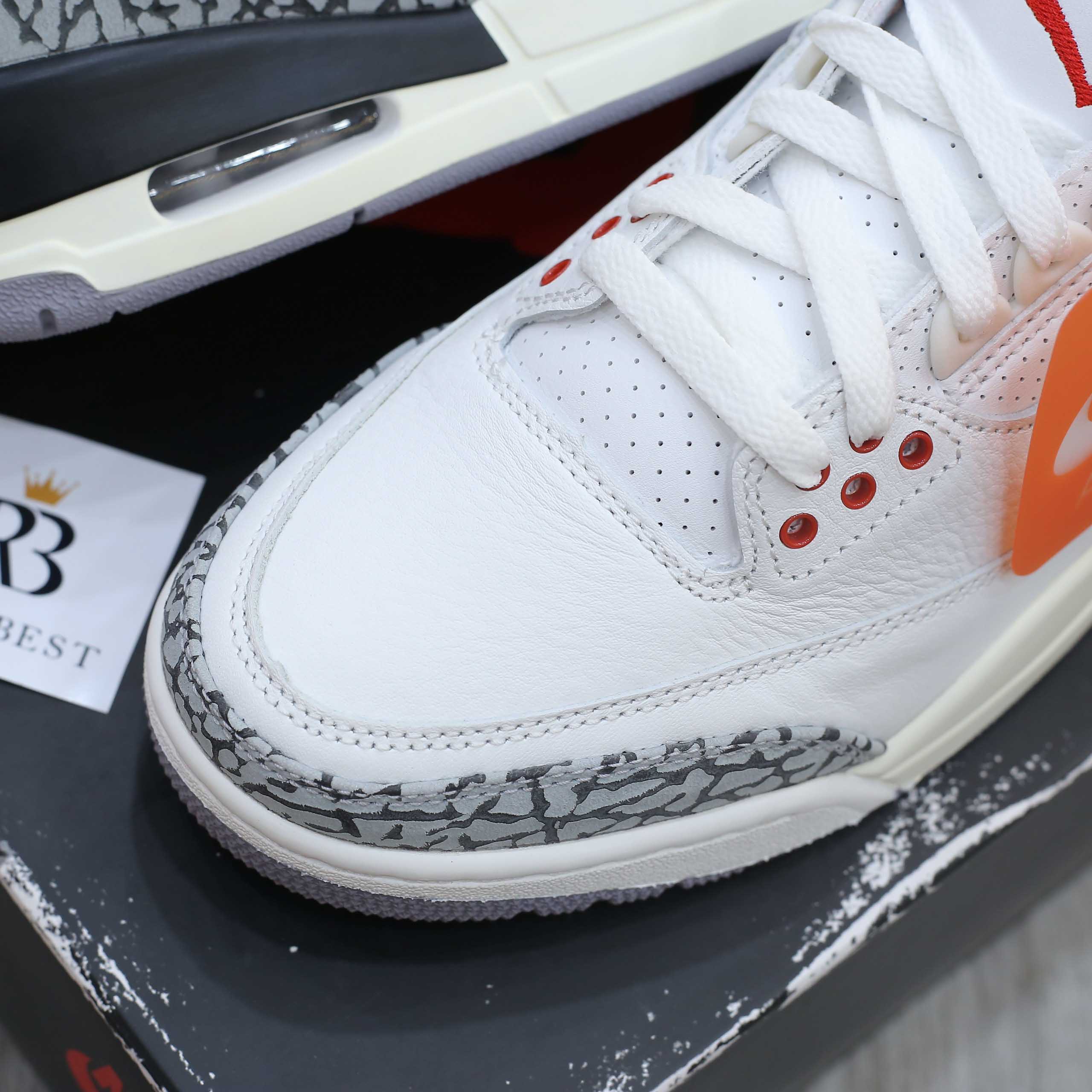 Giày Nike Air Jordan 3 Retro White Cement Reimagined Best Quality