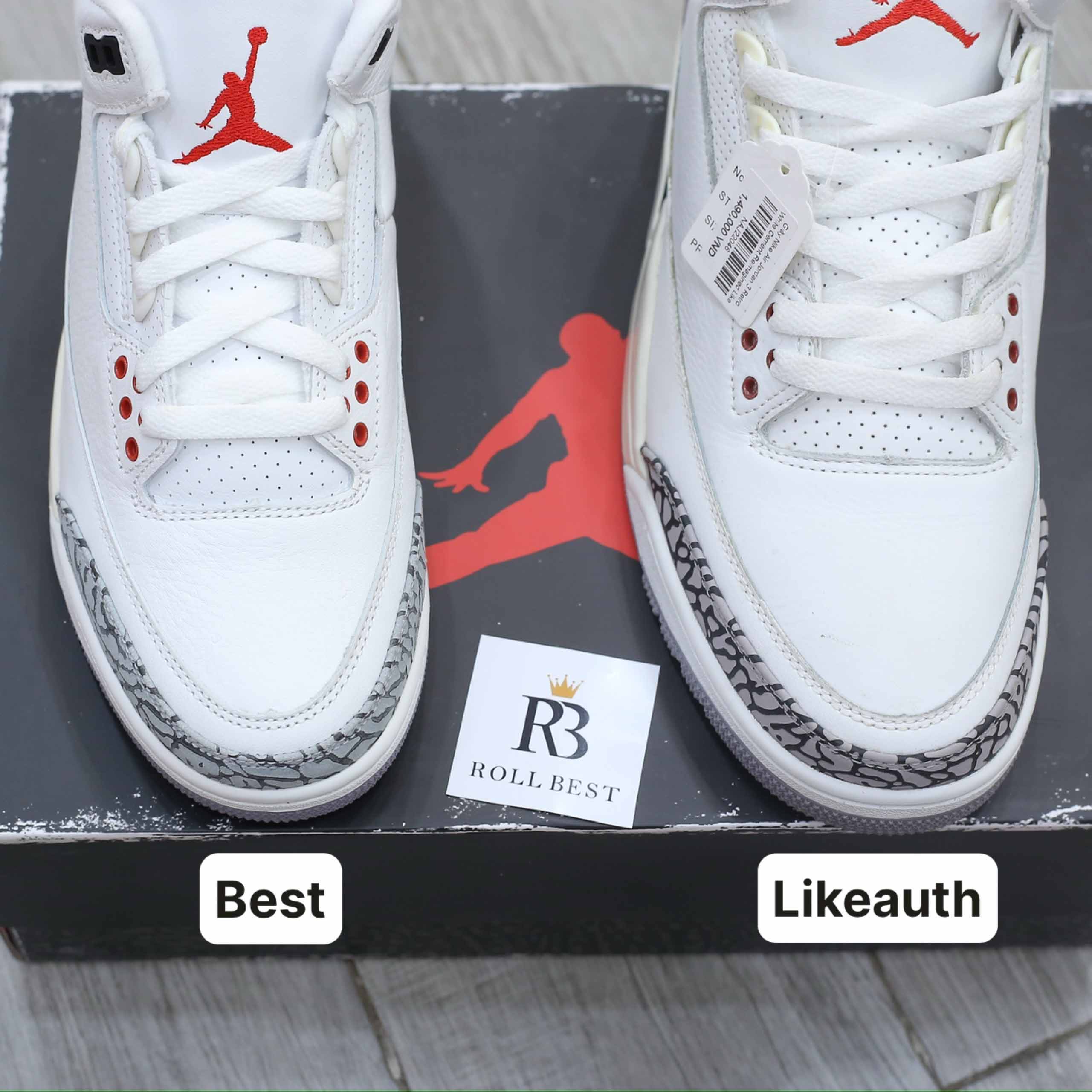 Giày Nike Air Jordan 3 Retro White Cement Reimagined Best Quality