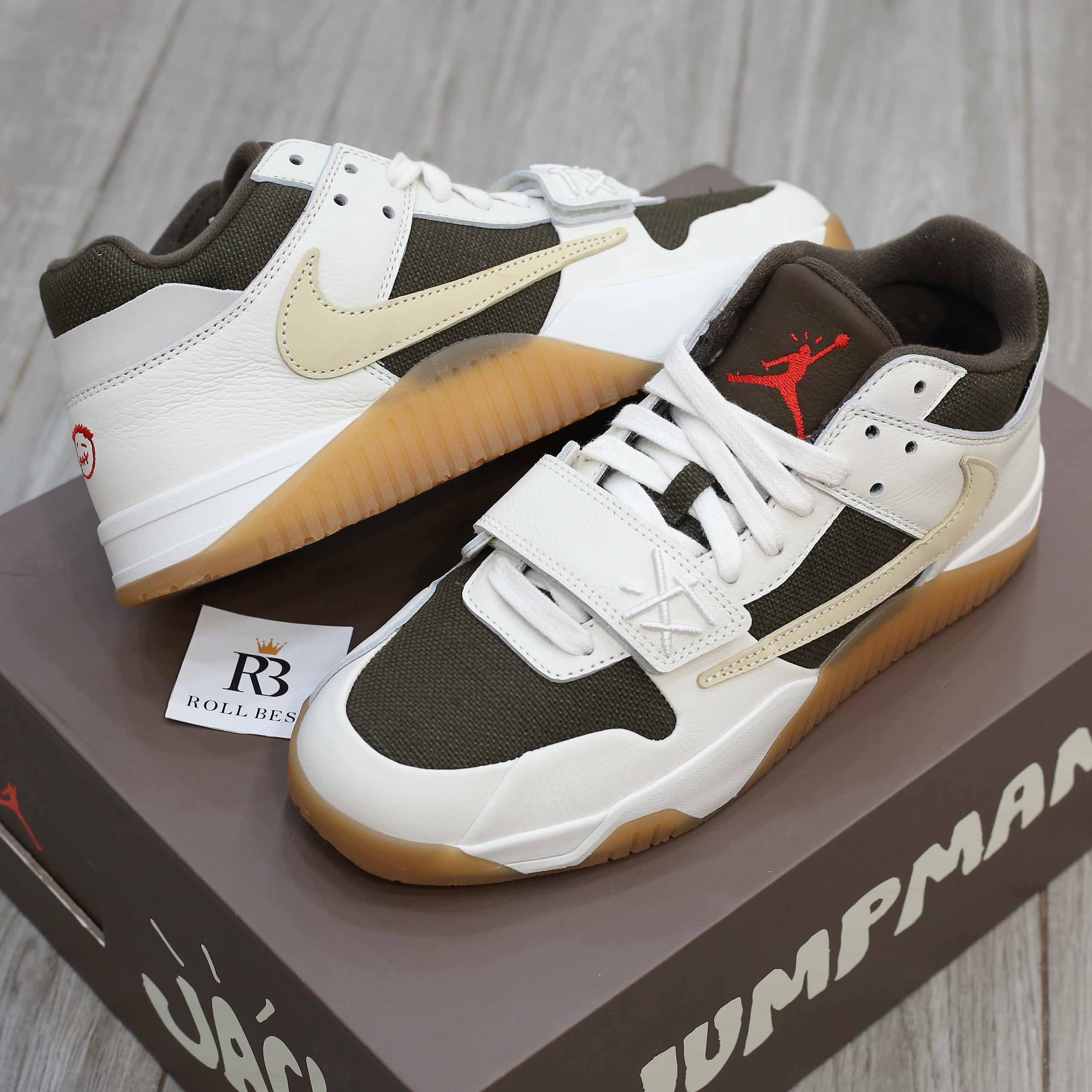 Giày Nike Jordan Jumpman Jack TR Travis Scott Sail Best Quality