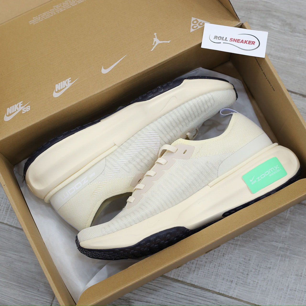 Giày Nike ZoomX Invincible Run 3 ‘Light Cream’ Like Auth