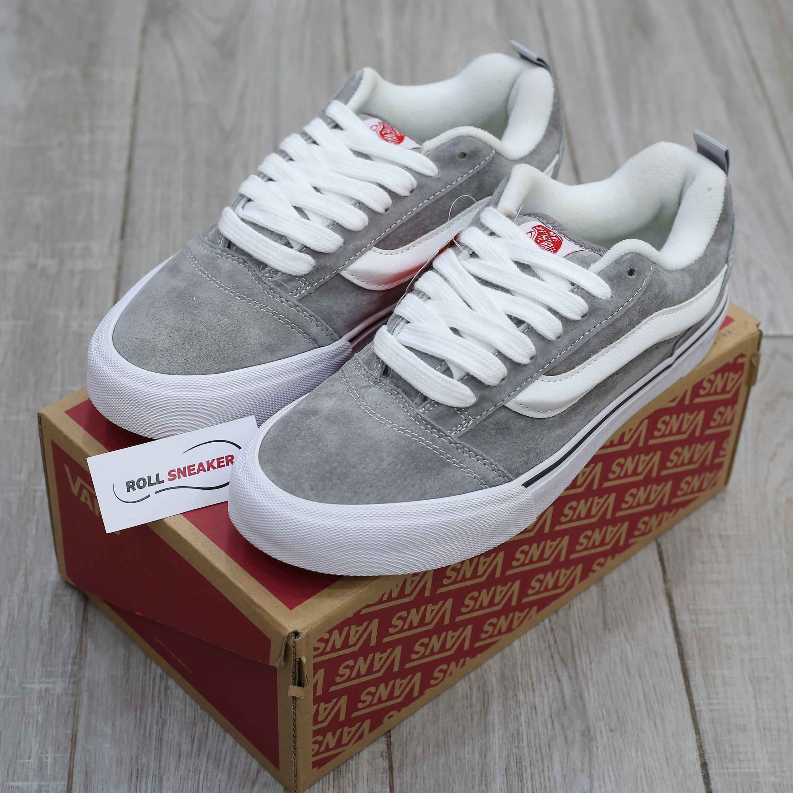 Giày Vans Knu Skool Franchise Gray Like Auth