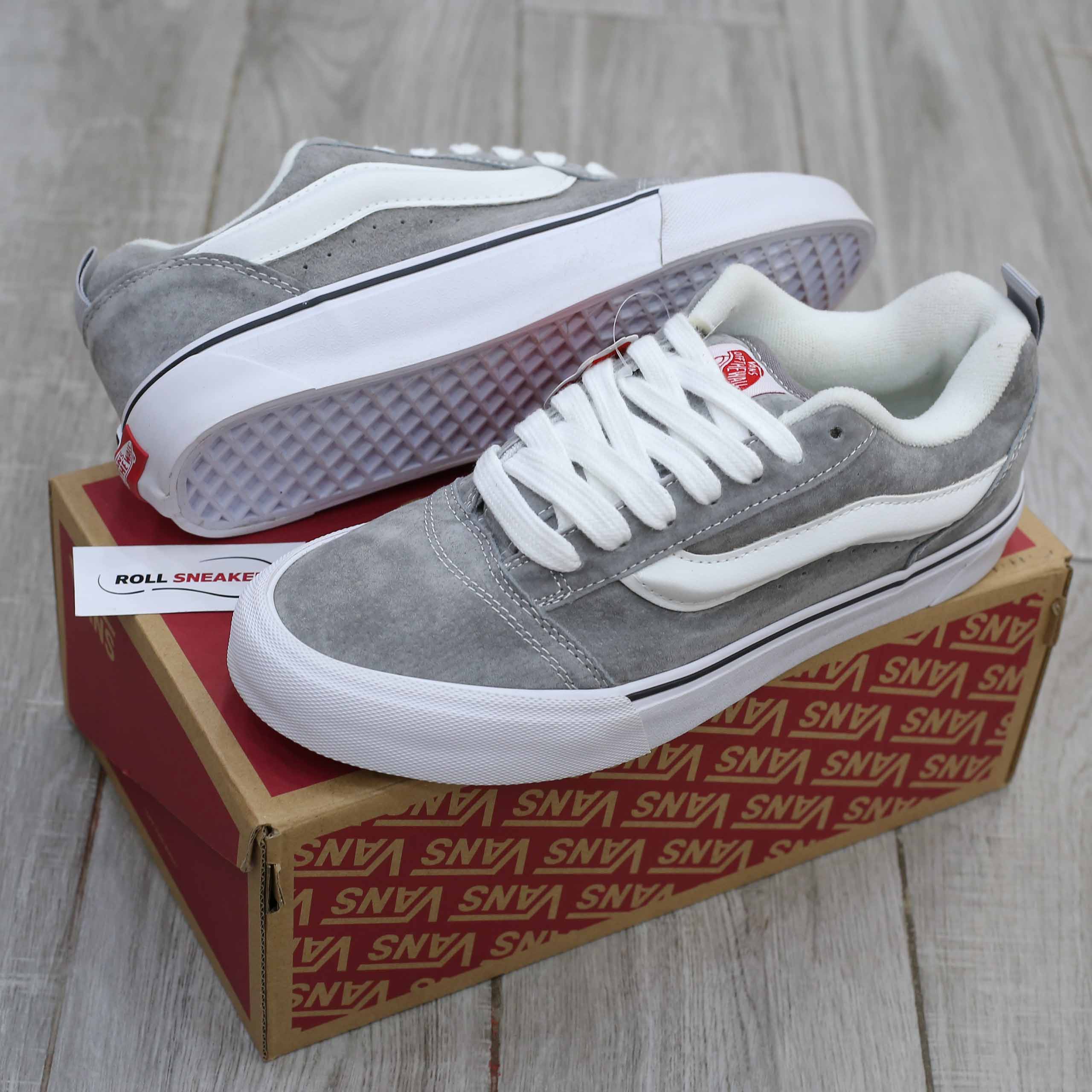 Giày Vans Knu Skool Franchise Gray Like Auth