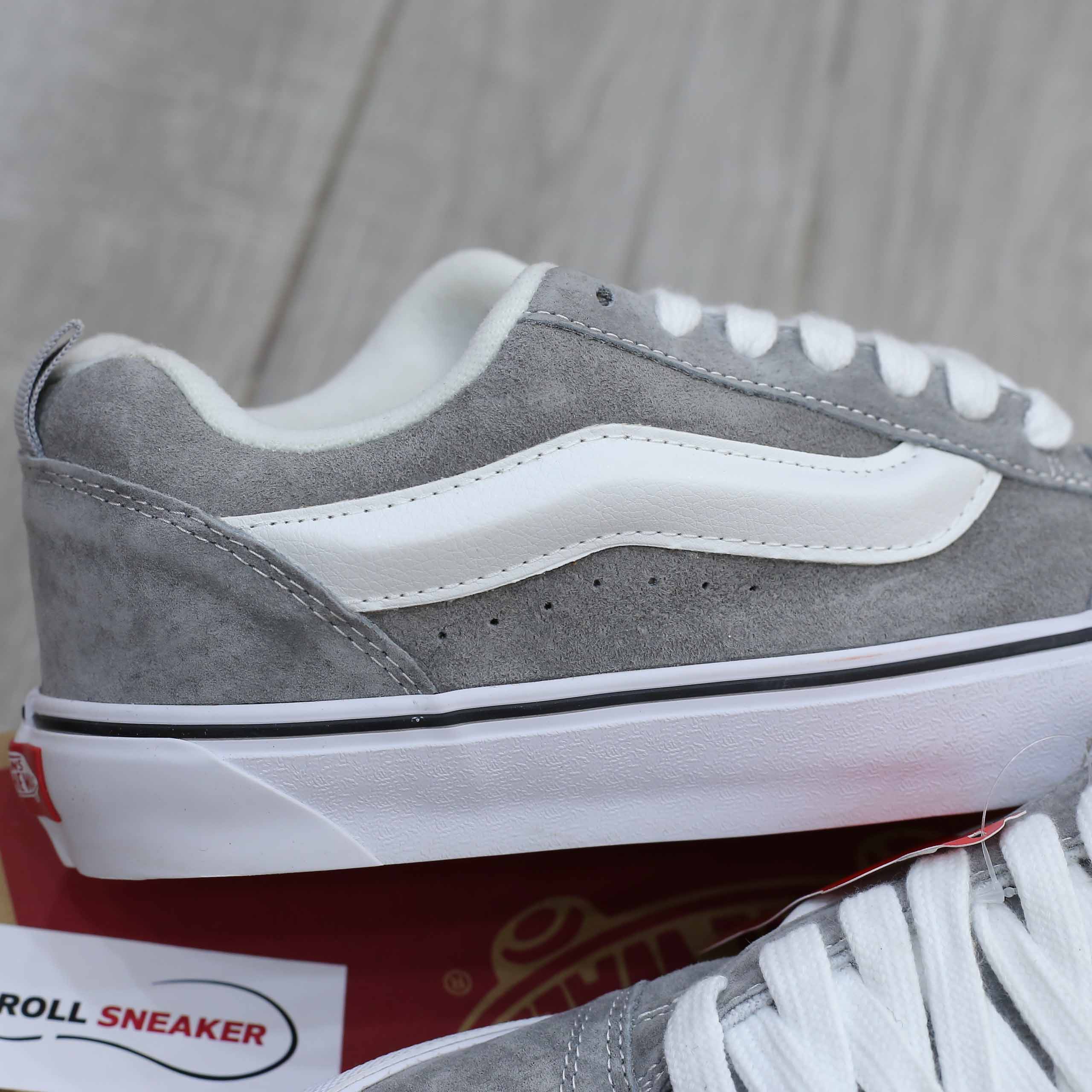 Giày Vans Knu Skool Franchise Gray Like Auth