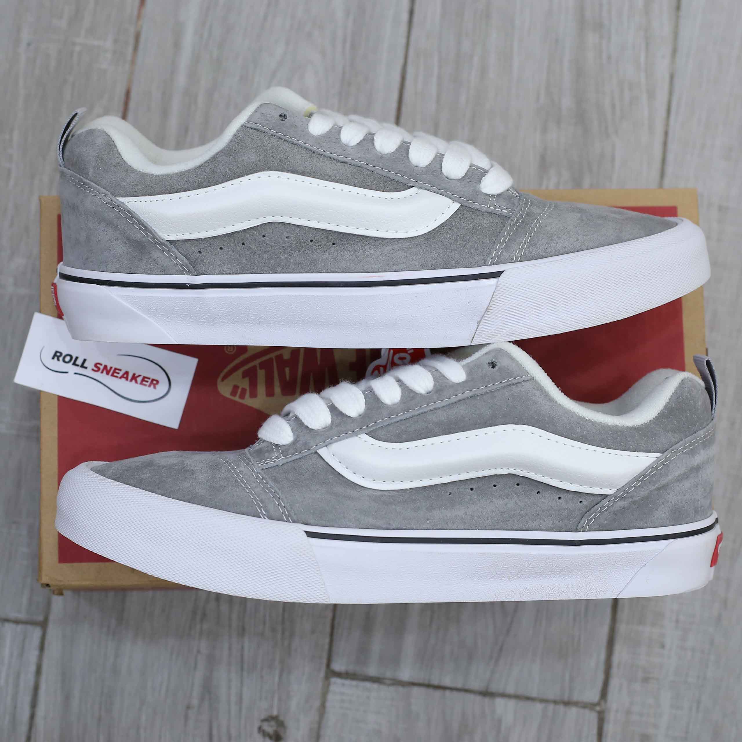 Giày Vans Knu Skool Franchise Gray Like Auth