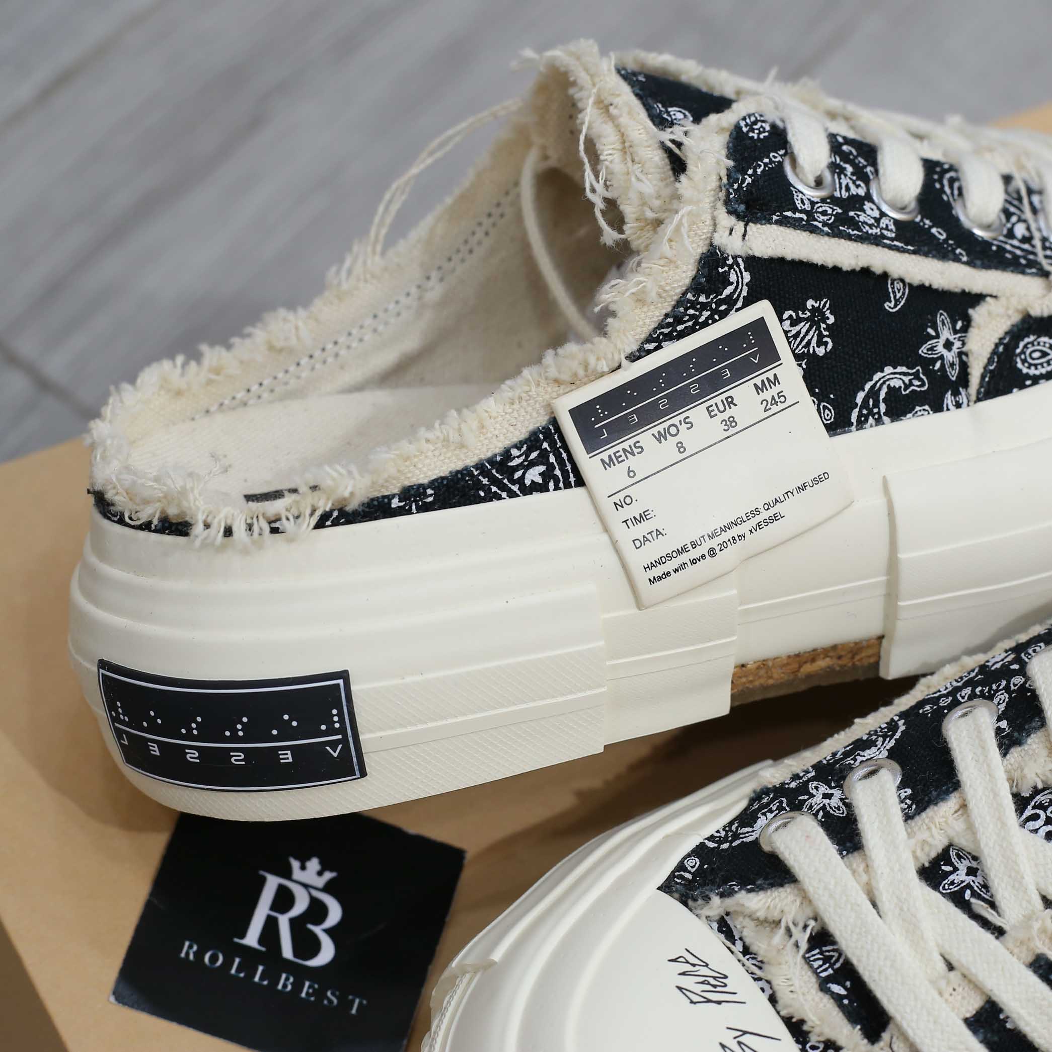 Giày XVESSEL G.O.P. Lows Paisley Best Quality