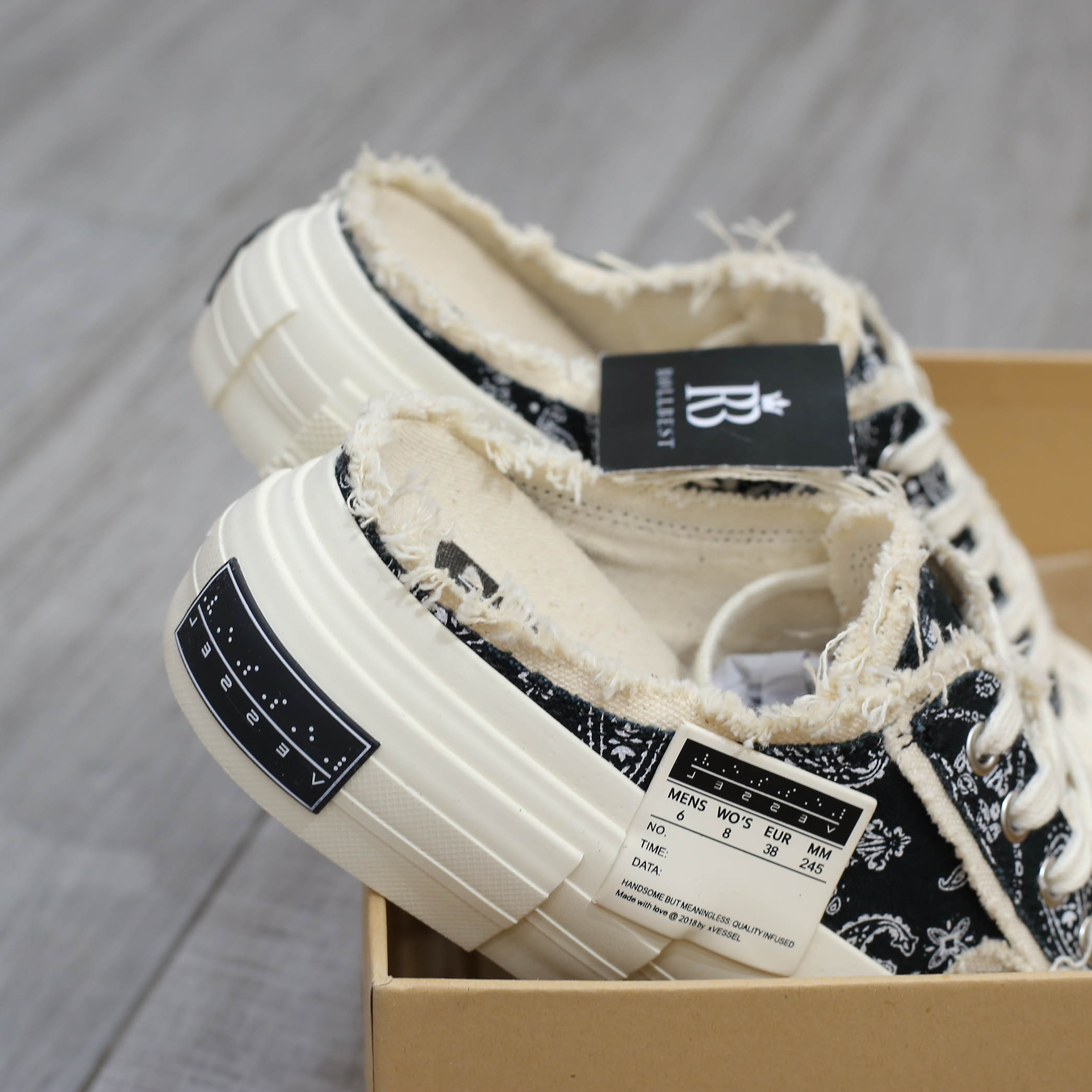 Giày XVESSEL G.O.P. Lows Paisley Best Quality