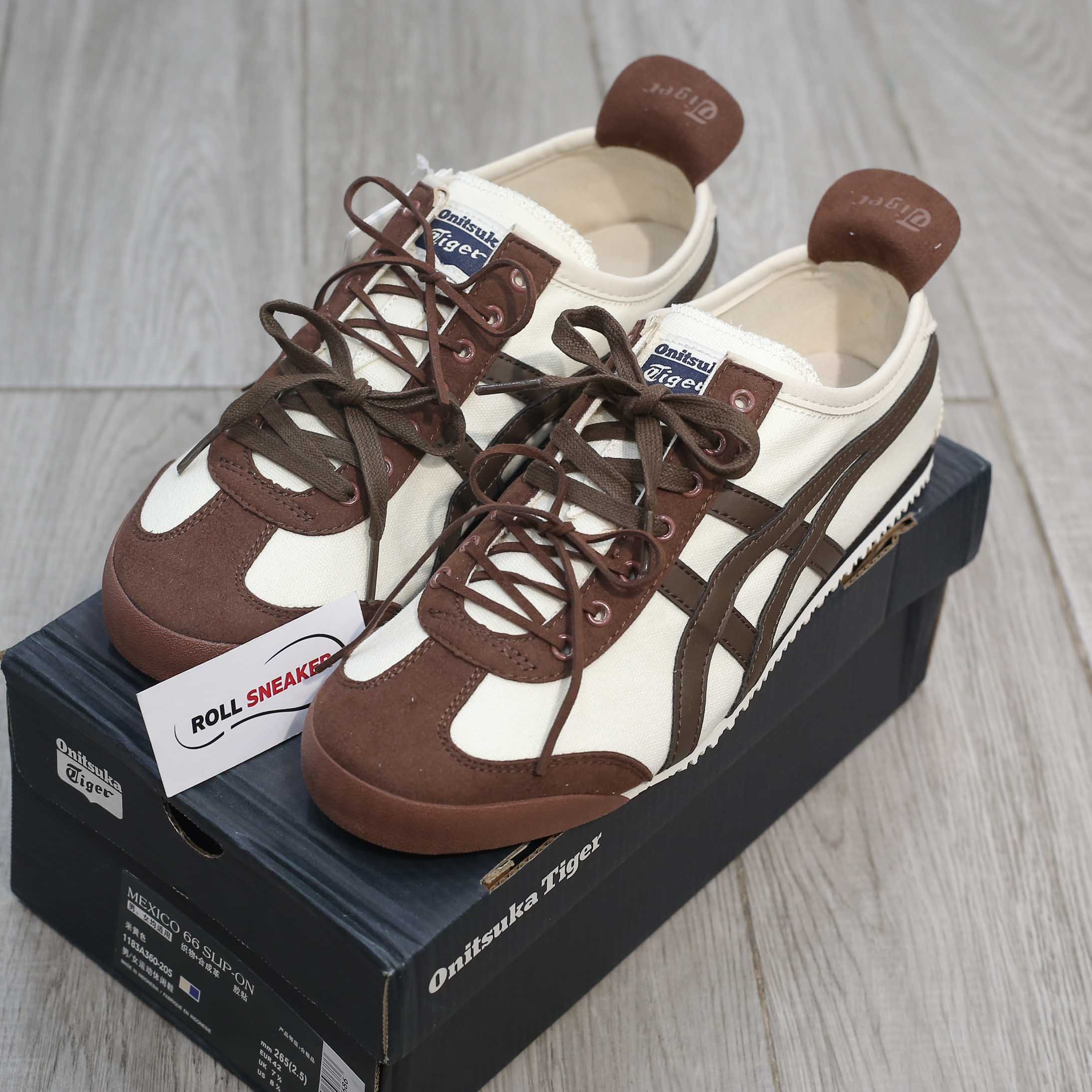Giày Custom Onitsuka Tiger Mexico 66 Slip-on Like Auth