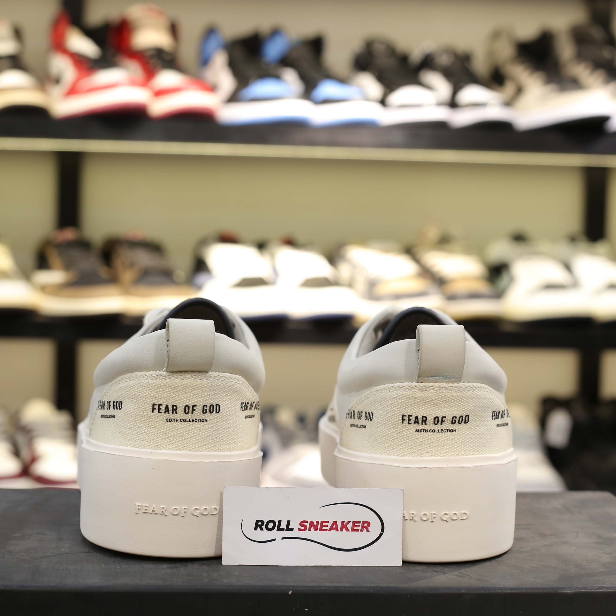 Giày Fear of God 101 Lace Up ‘Bone Cream’ Like Auth