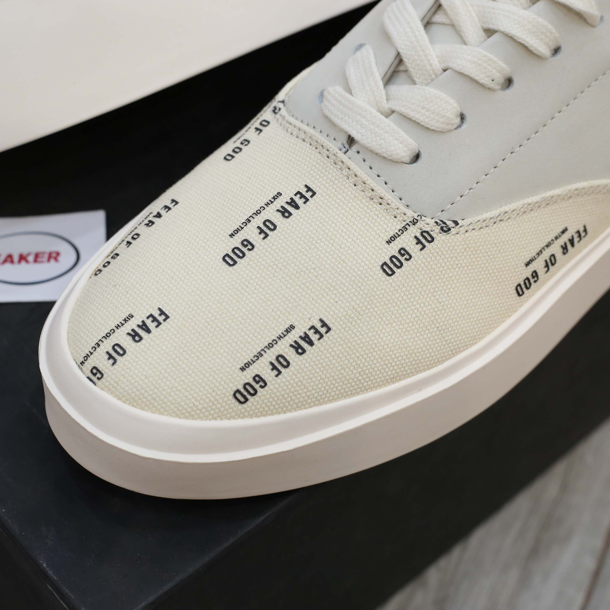 Giày Fear of God 101 Lace Up ‘Bone Cream’ Like Auth