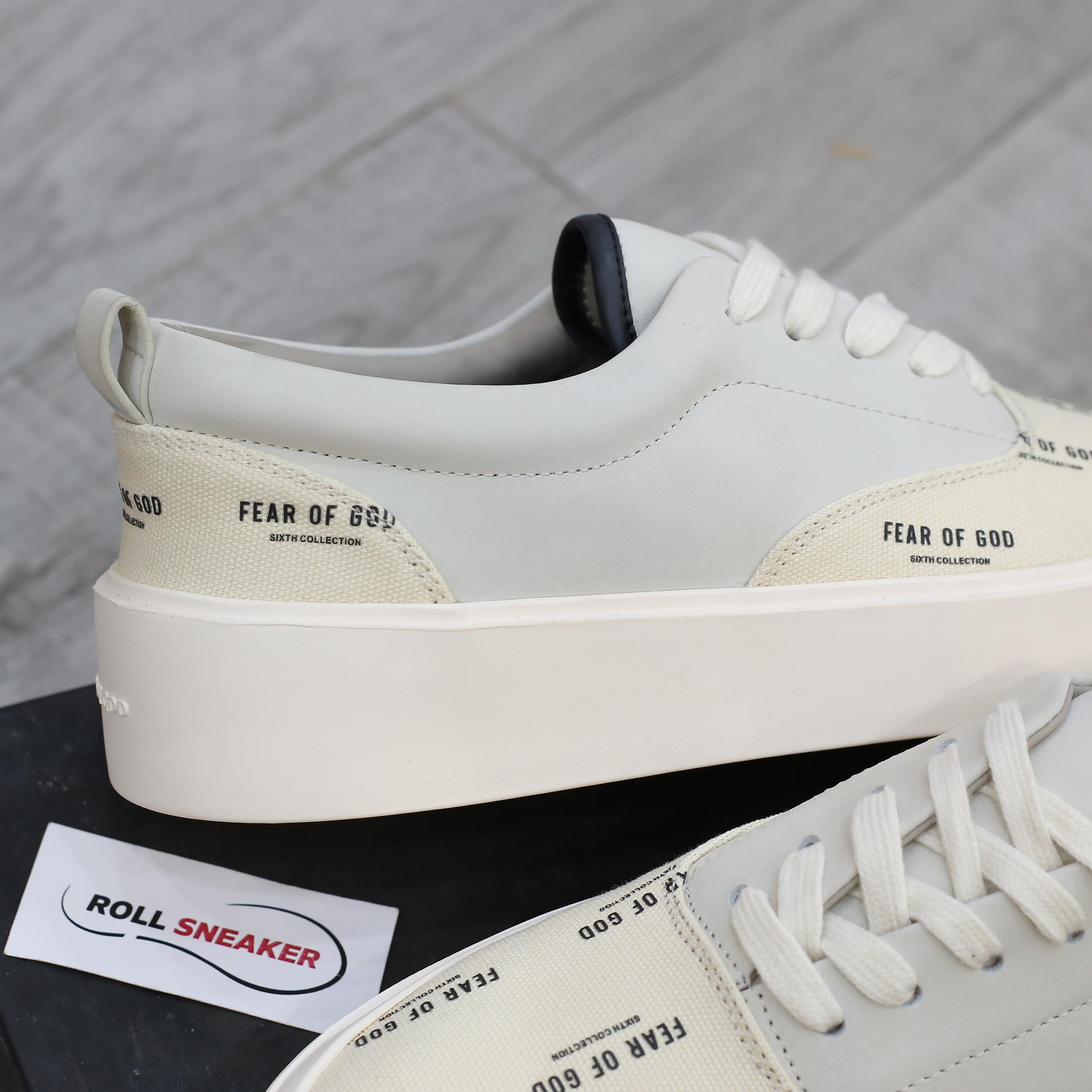 Giày Fear of God 101 Lace Up ‘Bone Cream’ Like Auth