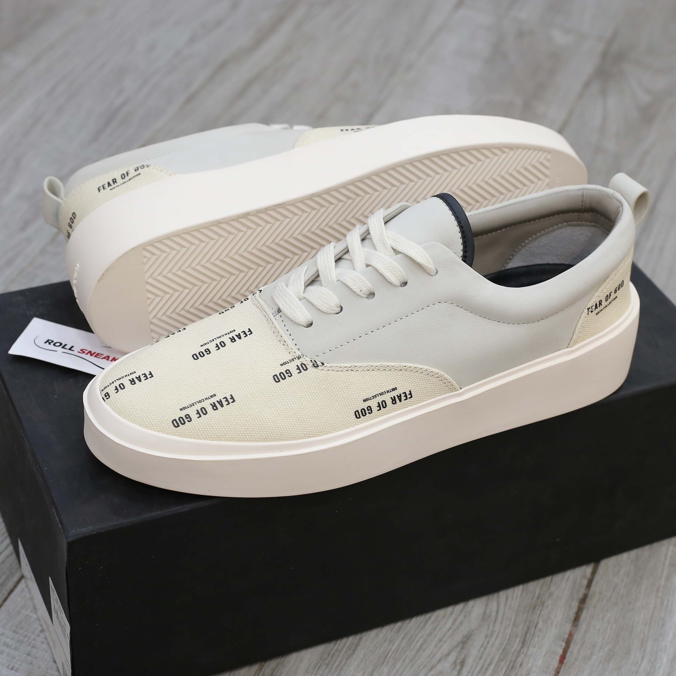 Giày Fear of God 101 Lace Up ‘Bone Cream’ Like Auth