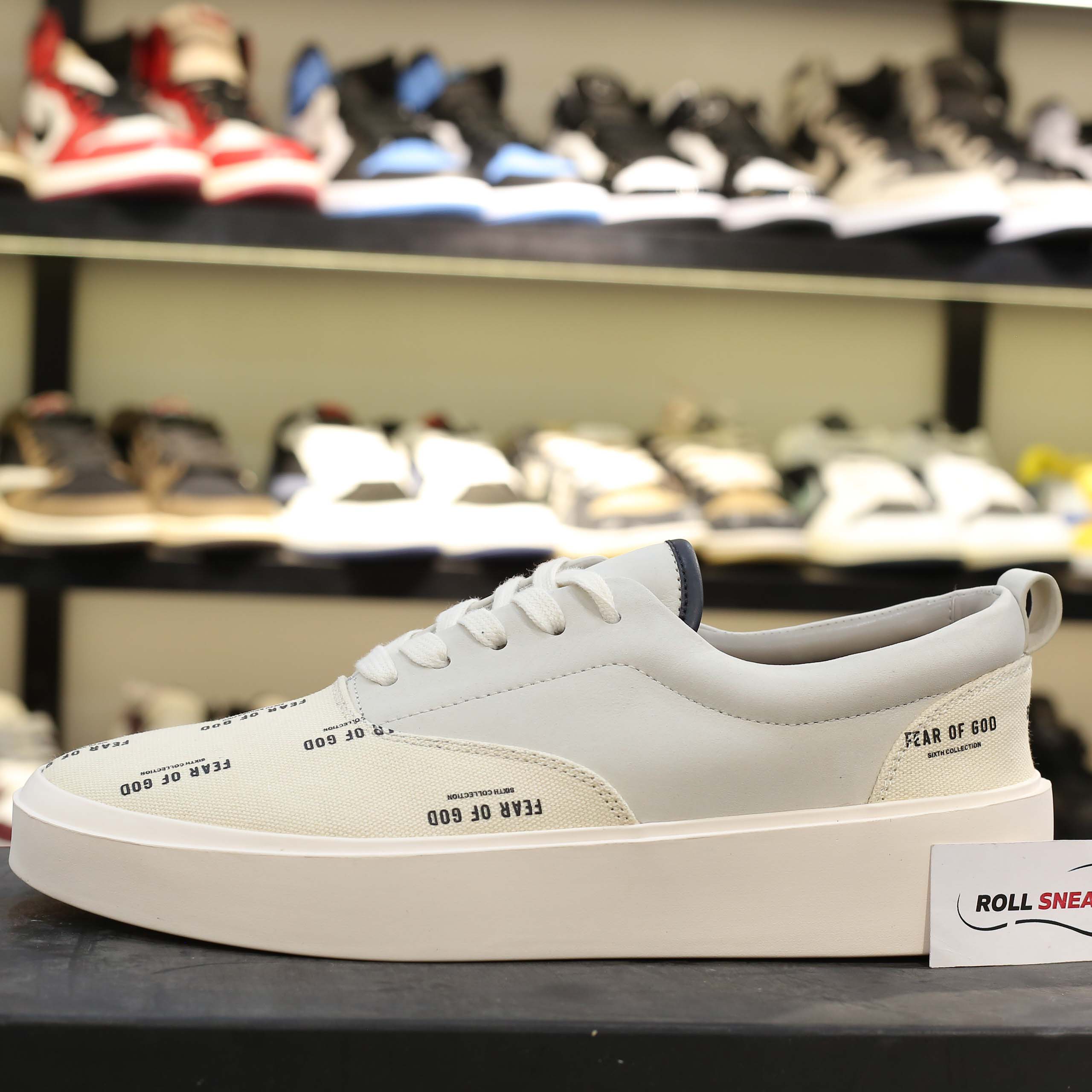 Giày Fear of God 101 Lace Up ‘Bone Cream’ Like Auth