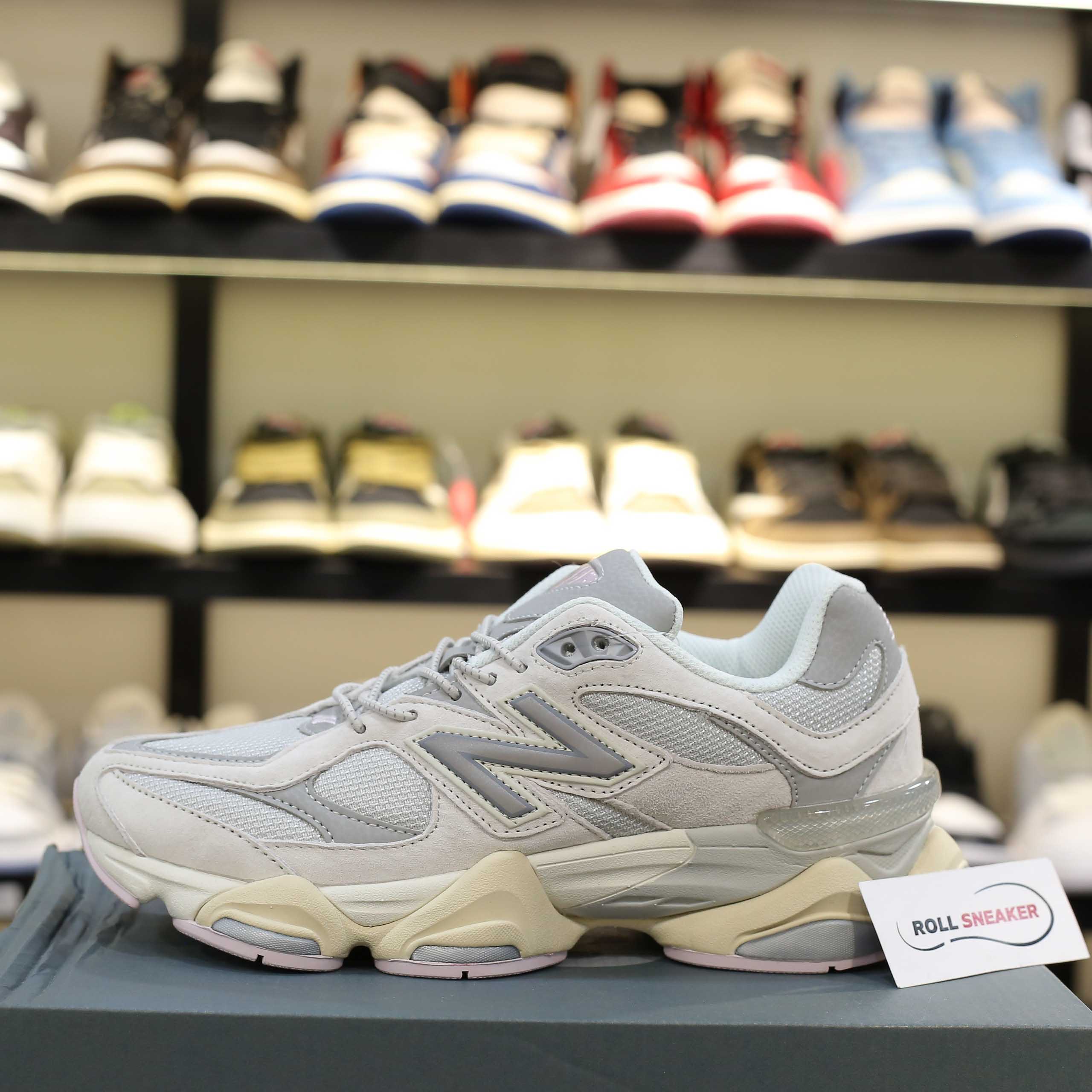Giày New Balance 9060 Grey Lilac Like Auth