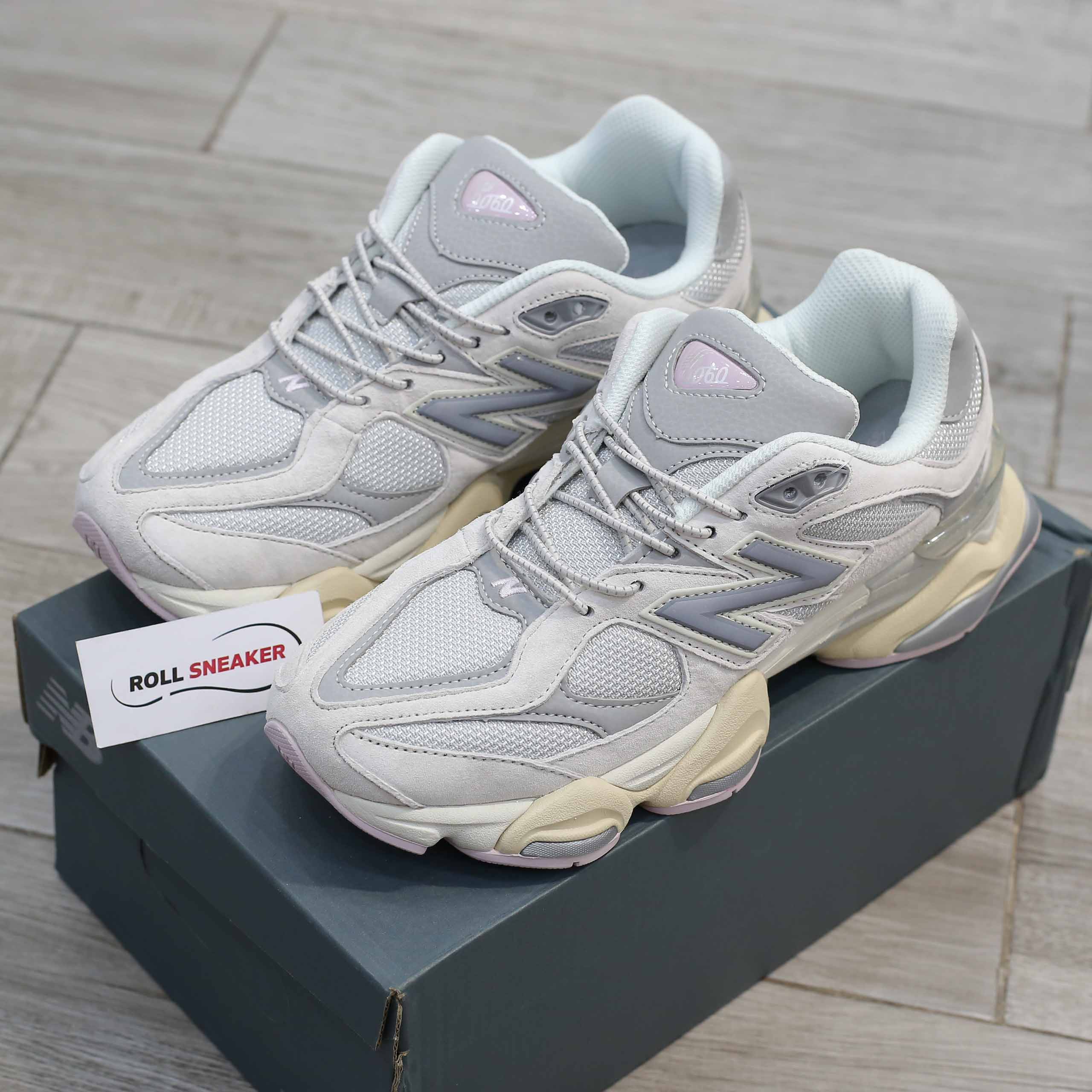 Giày New Balance 9060 Grey Lilac Like Auth