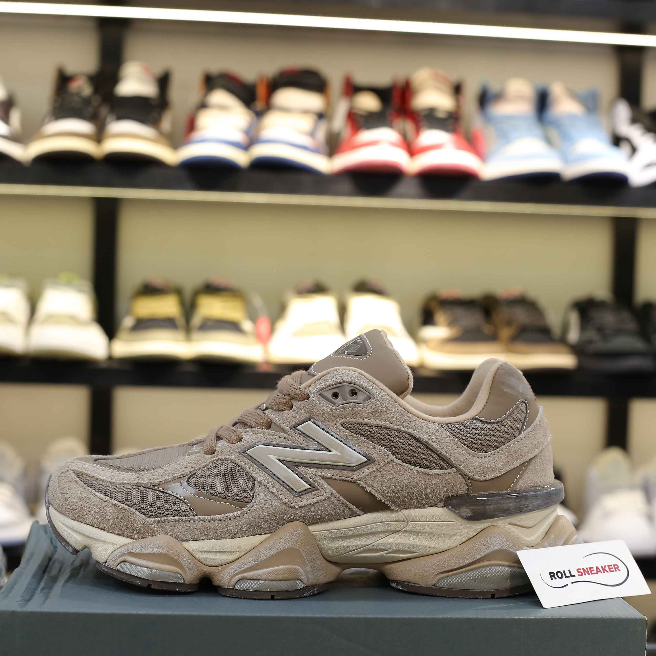 Giày New Balance 9060 Mushroom Timberwolf Like Auth