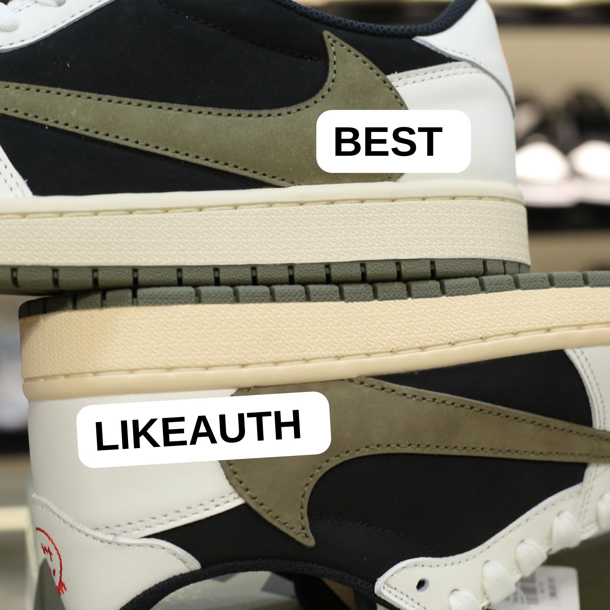Giày Nike Air Jordan 1 Low Travis Scott ‘Olive’ Best Quality