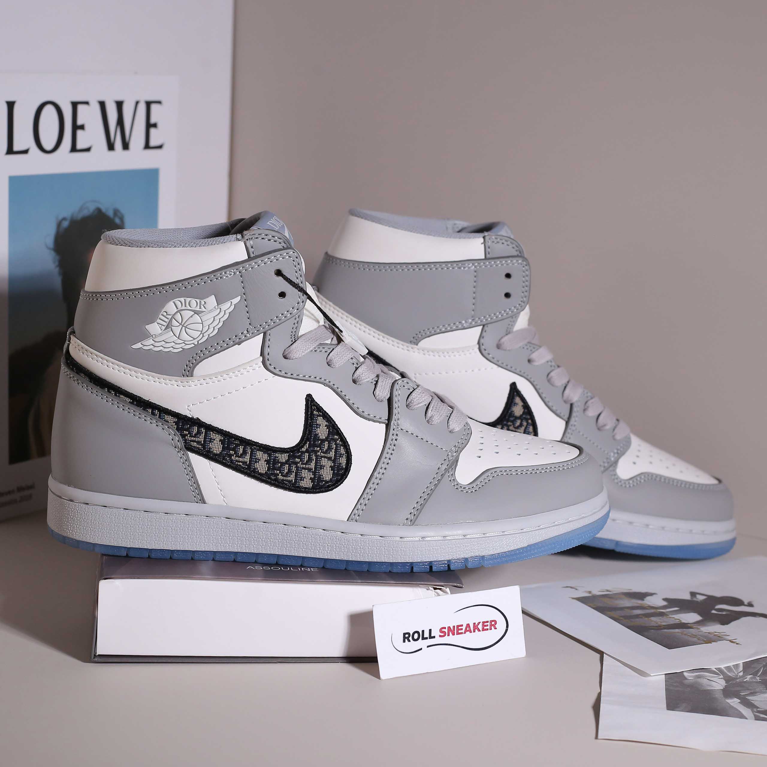 Giày Nike Air Jordan 1 Retro High Dior Best Quality – Thanh Lý No Box New 100%