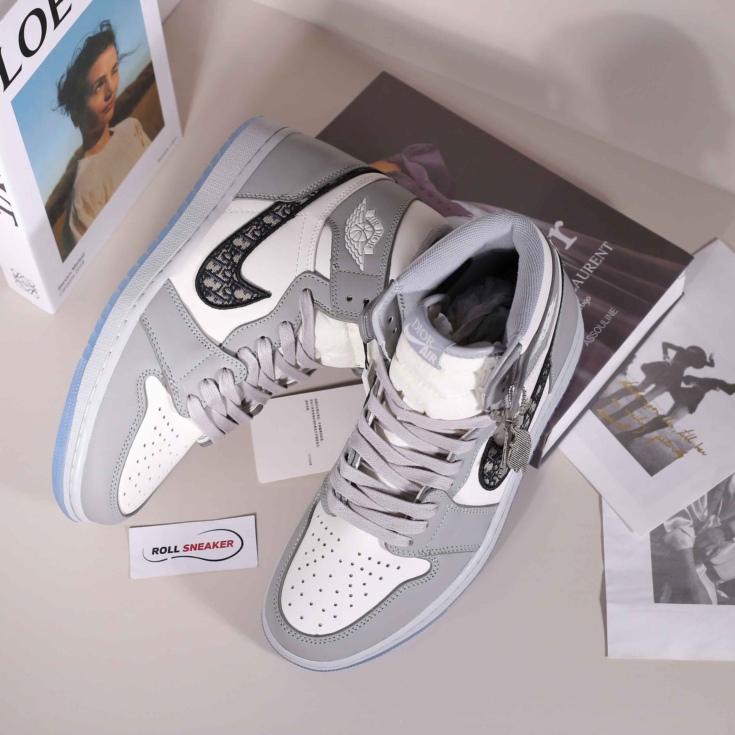 Giày Nike Air Jordan 1 Retro High Dior Best Quality – Thanh Lý No Box New 100%
