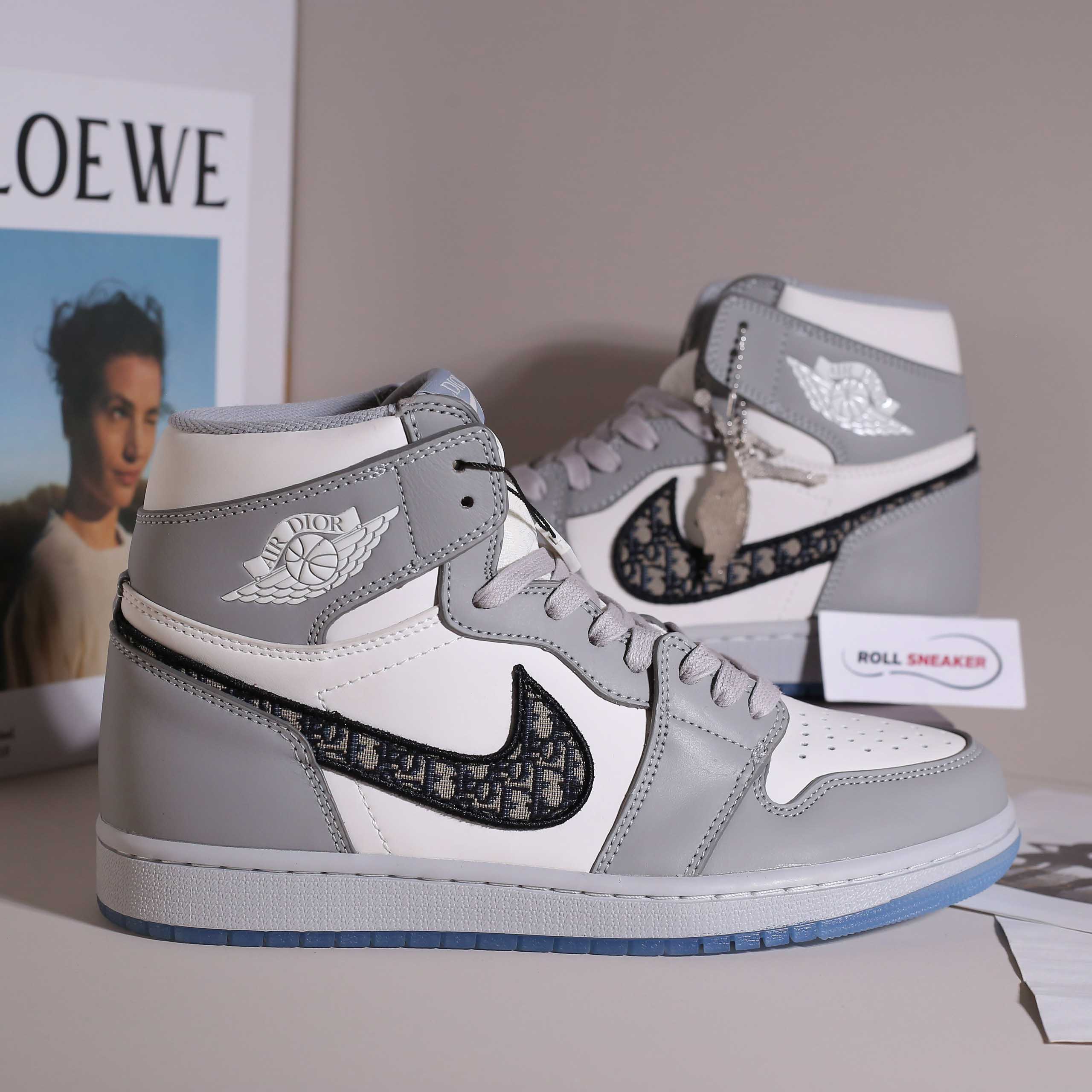 Giày Nike Air Jordan 1 Retro High Dior Best Quality – Thanh Lý No Box New 100%
