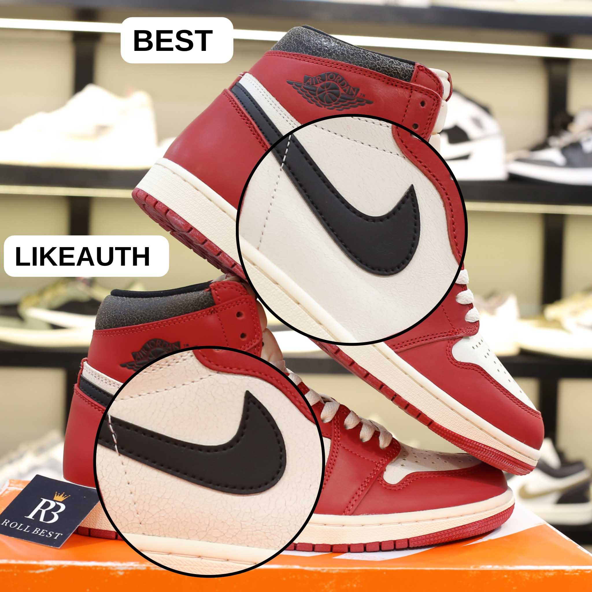 Giày Nike Air Jordan 1 Retro High OG ‘Lost & Found’ Best Quality