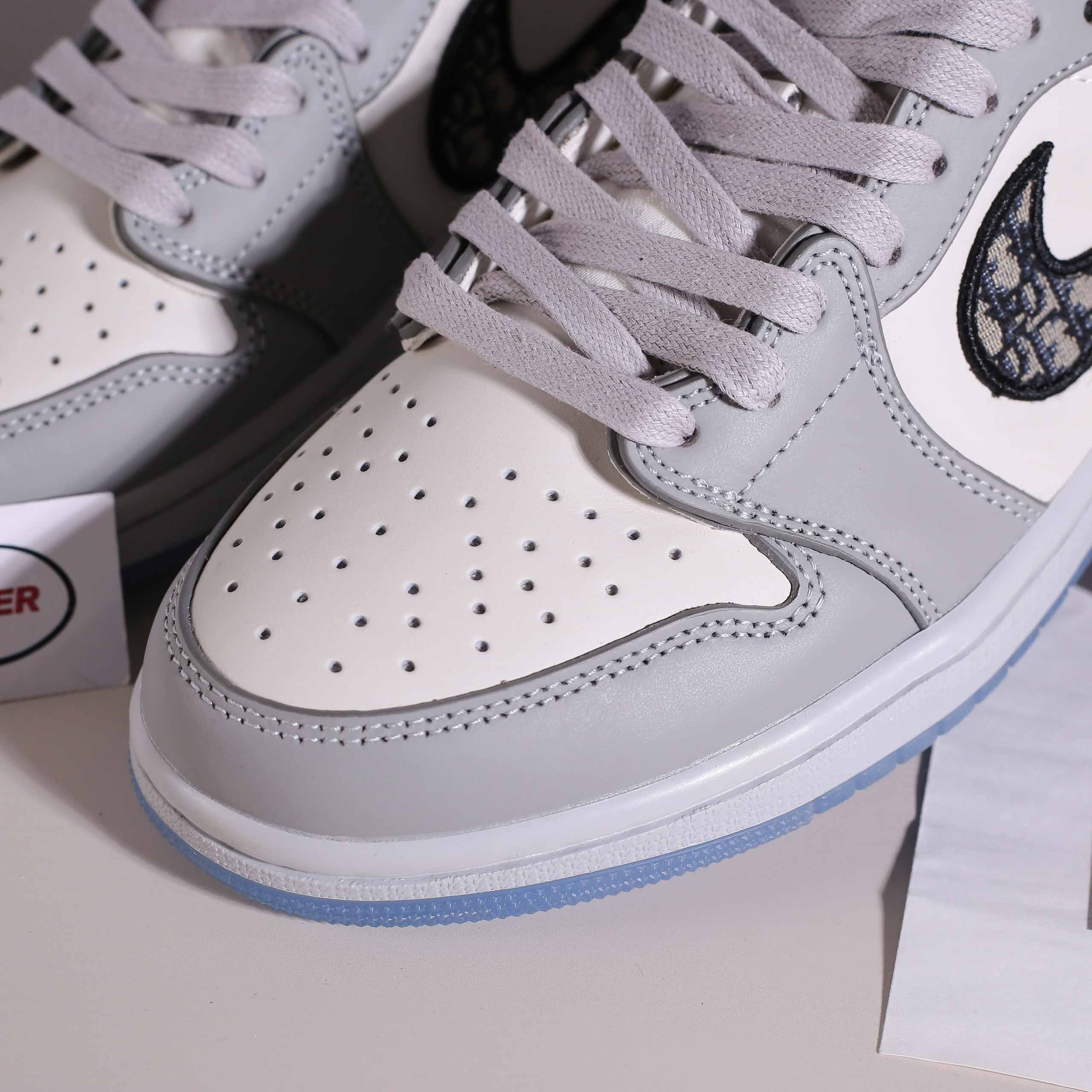 Giày Nike Air Jordan 1 Retro Low Dior Best Quality – Thanh Lý No Box New 100%