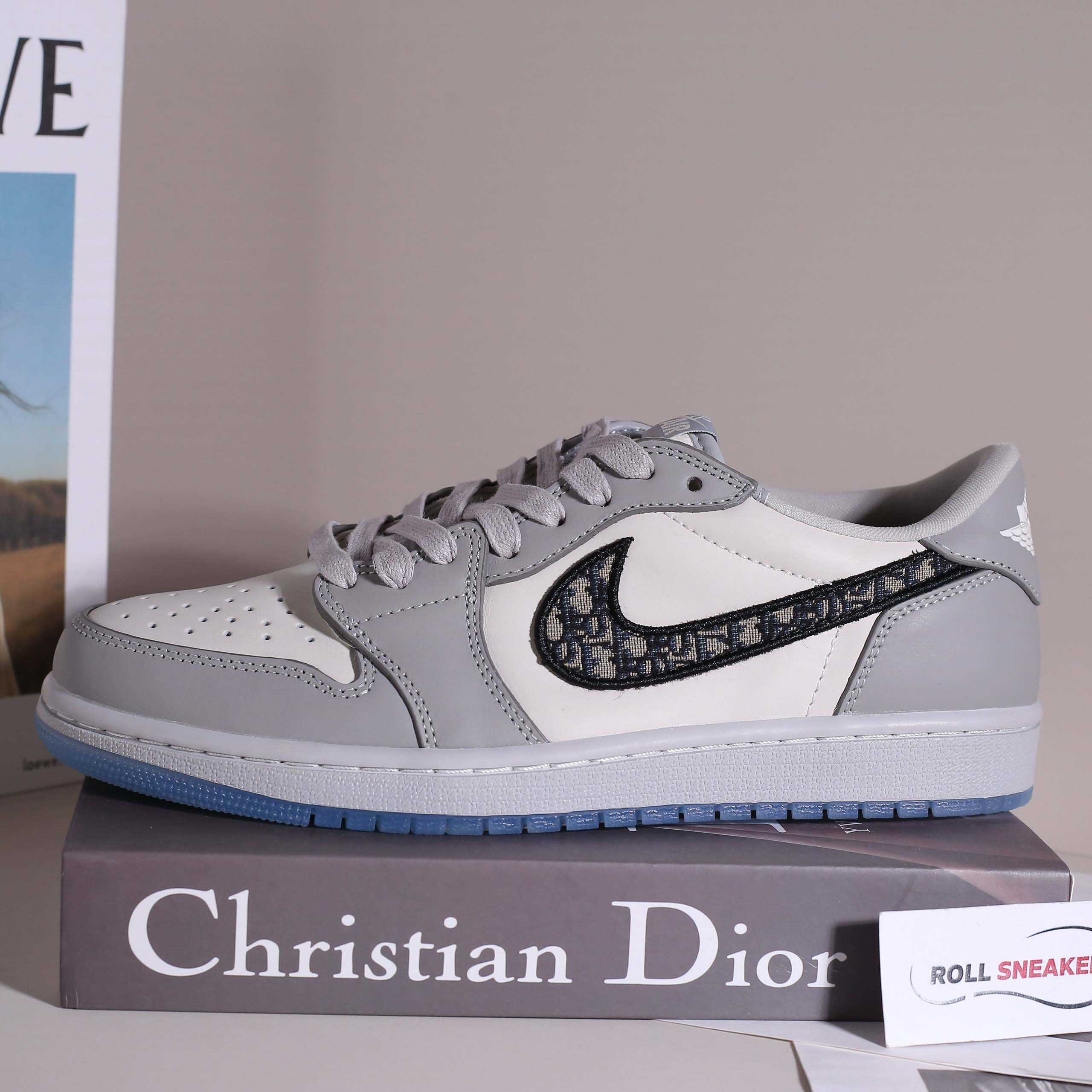 Giày Nike Air Jordan 1 Retro Low Dior Best Quality – Thanh Lý No Box New 100%