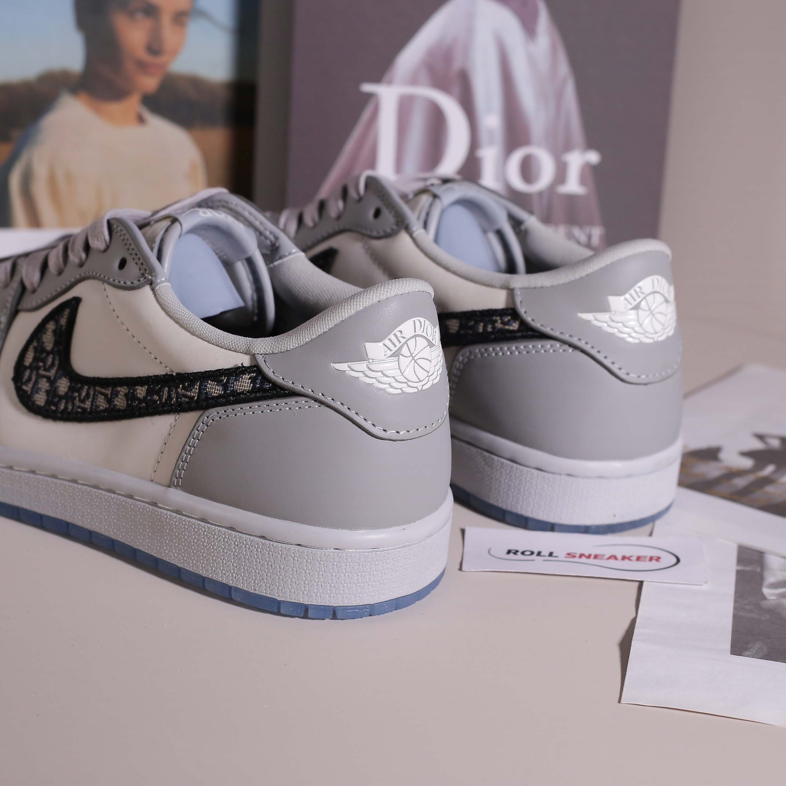 Giày Nike Air Jordan 1 Retro Low Dior Best Quality – Thanh Lý No Box New 100%