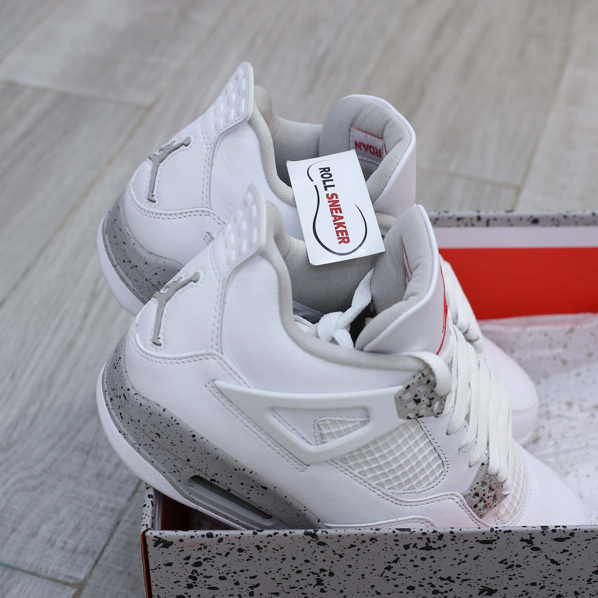 Giày Nike Air Jordan 4 White Oreo 2021 Best Quality