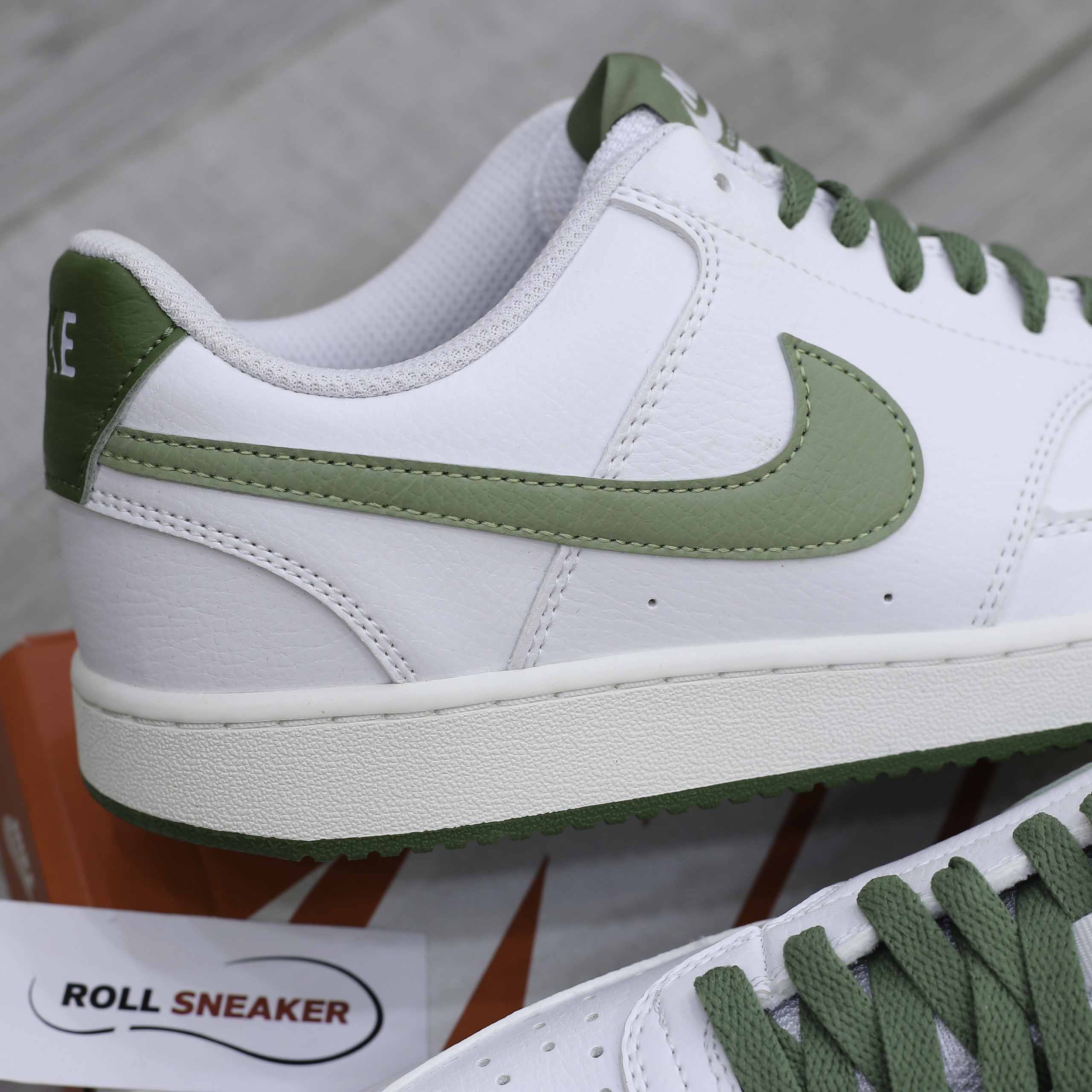 Giày Nike Court Vision Low - White Green Like Auth