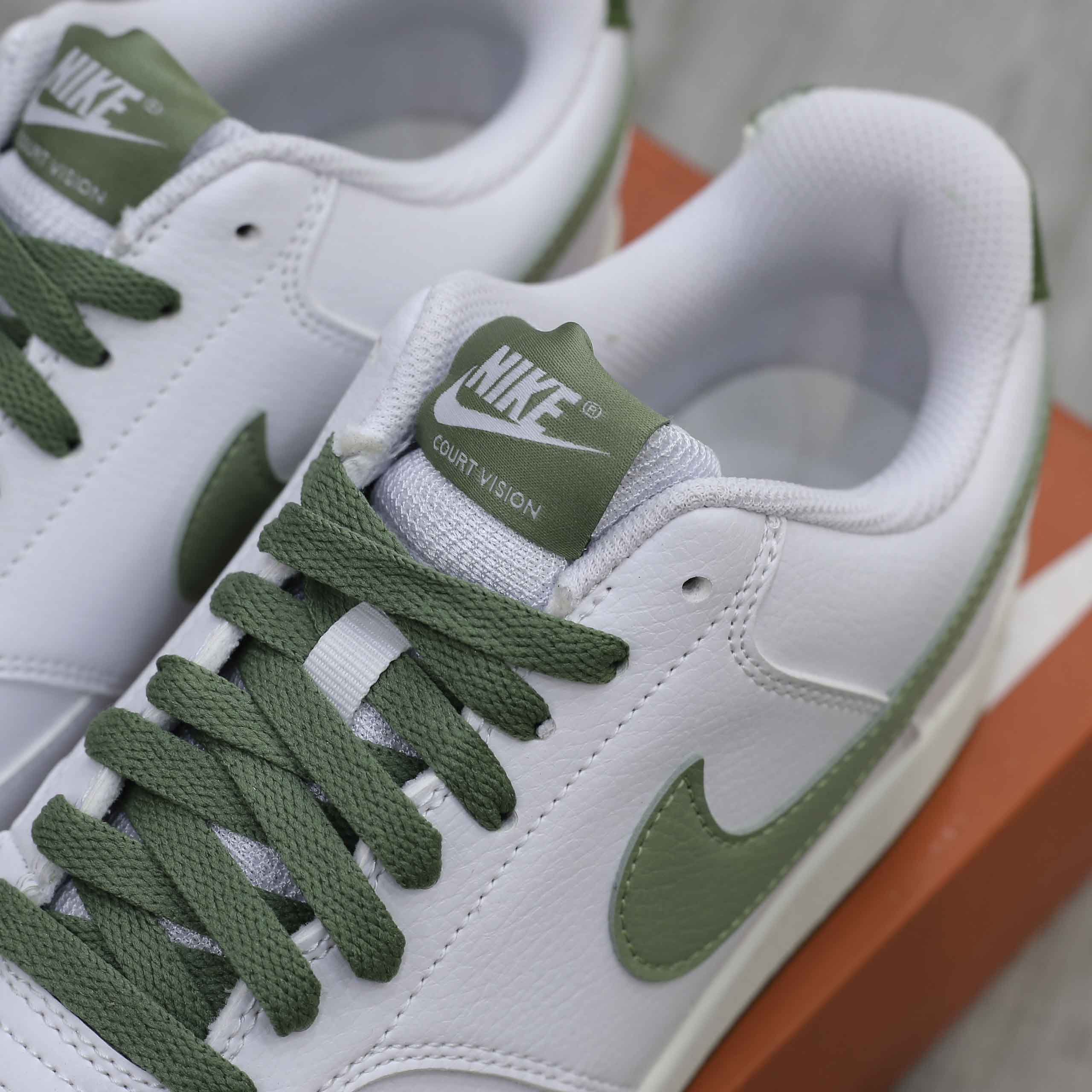 Giày Nike Court Vision Low - White Green Like Auth