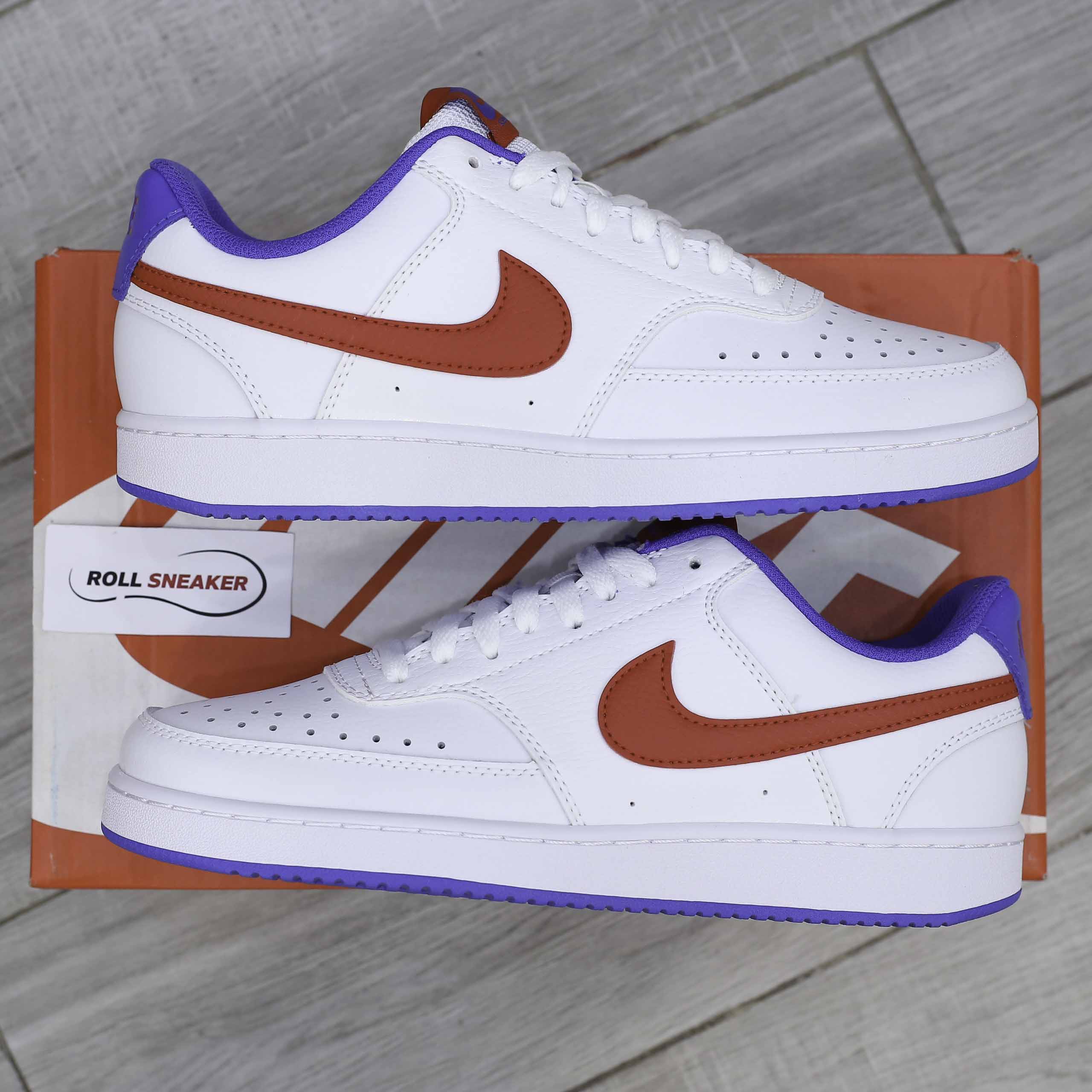 Giày Nike Court Vision Low - White Red Blue Like Auth