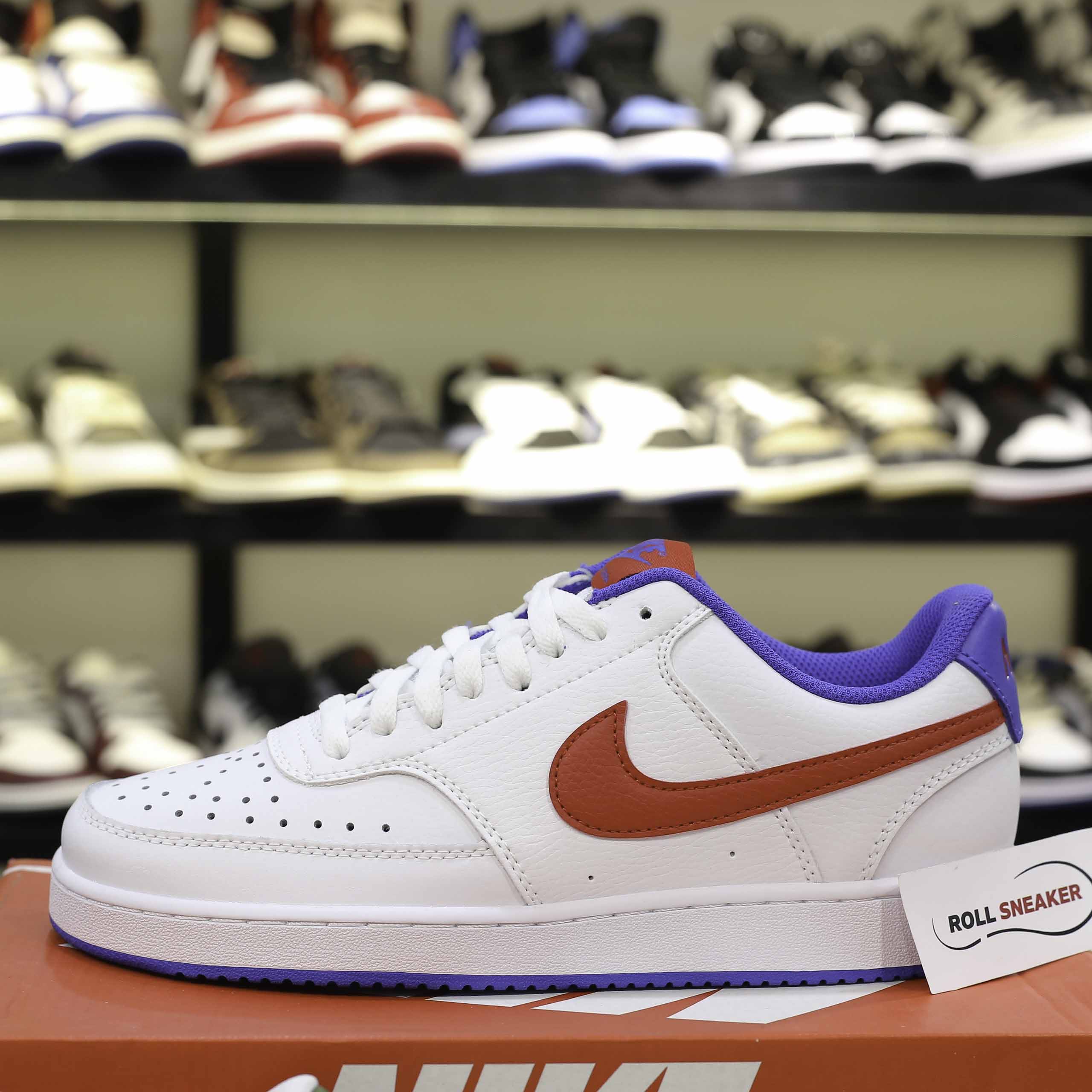 Giày Nike Court Vision Low - White Red Blue Like Auth