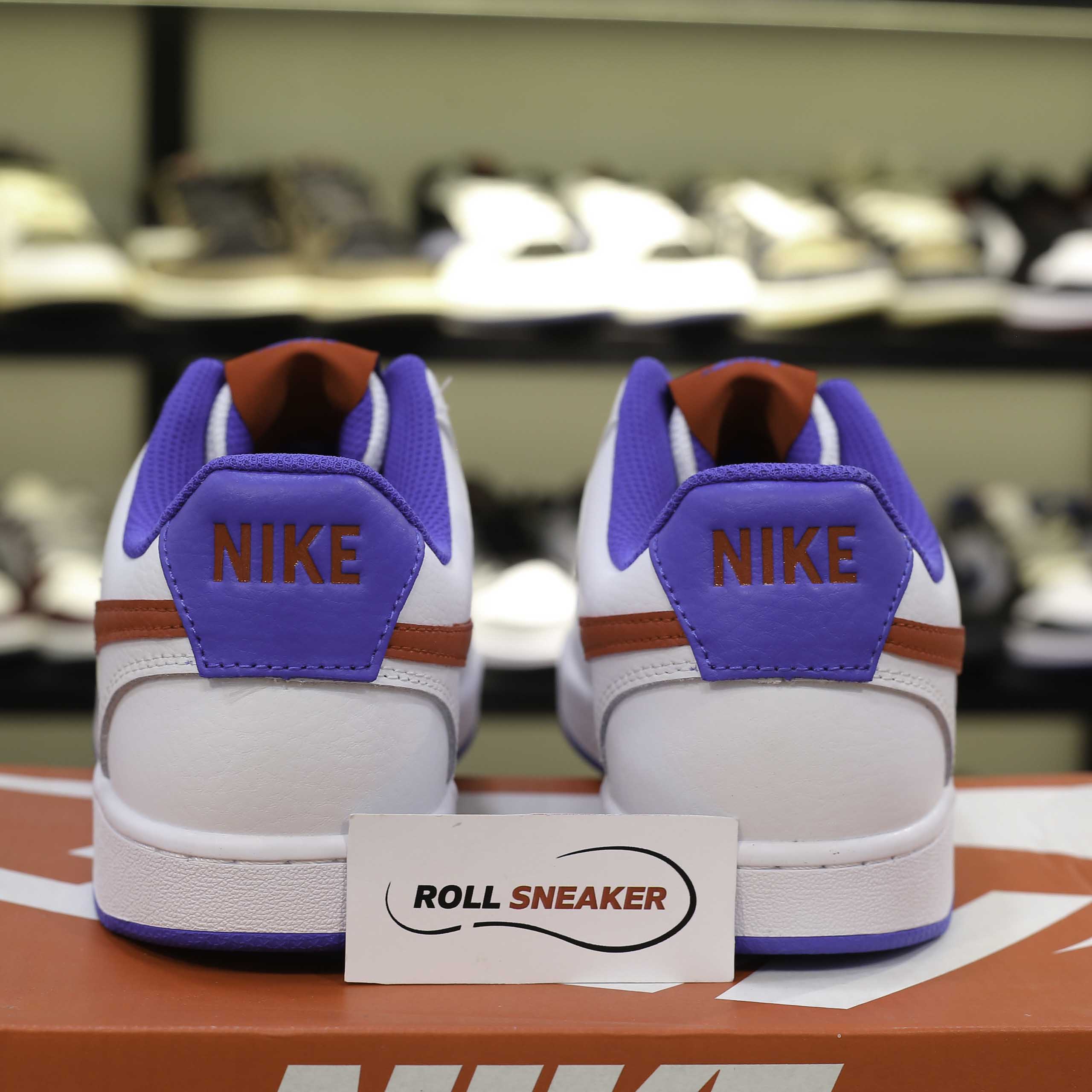 Giày Nike Court Vision Low - White Red Blue Like Auth