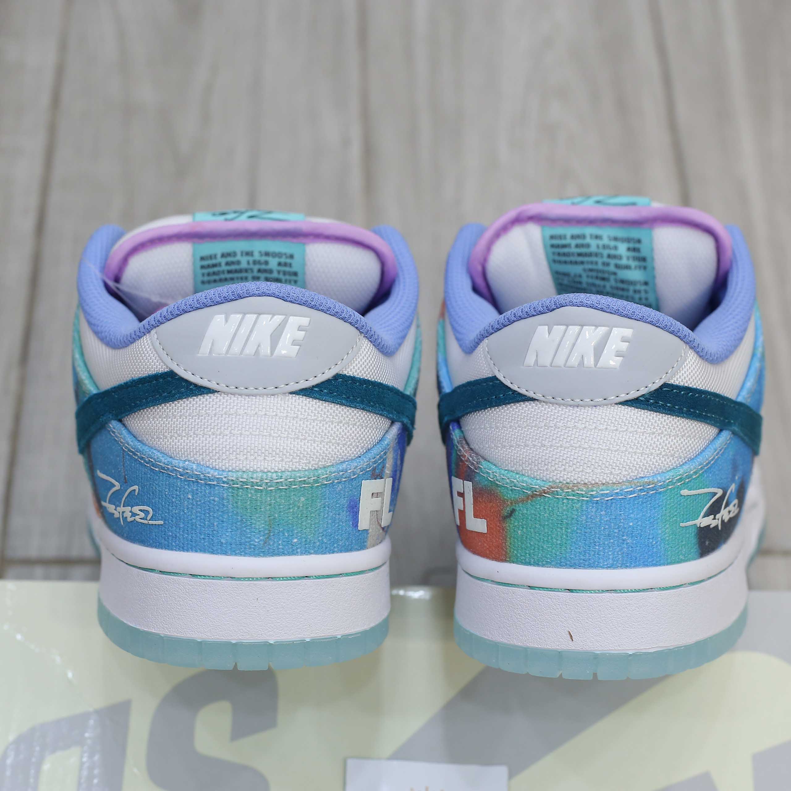 Giày Nike SB Dunk Low Futura Laboratories Bleached Aqua Best Quality