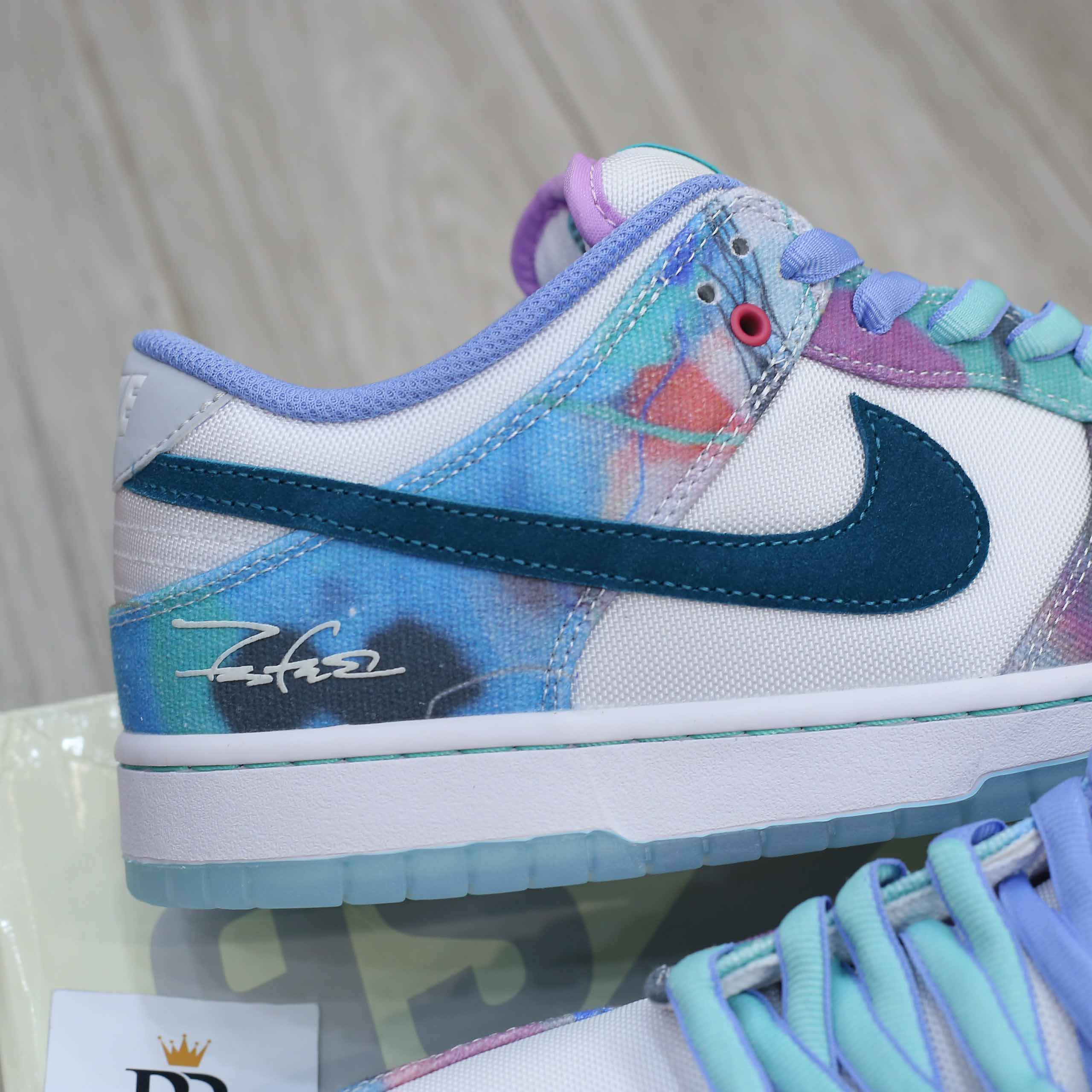 Giày Nike SB Dunk Low Futura Laboratories Bleached Aqua Best Quality