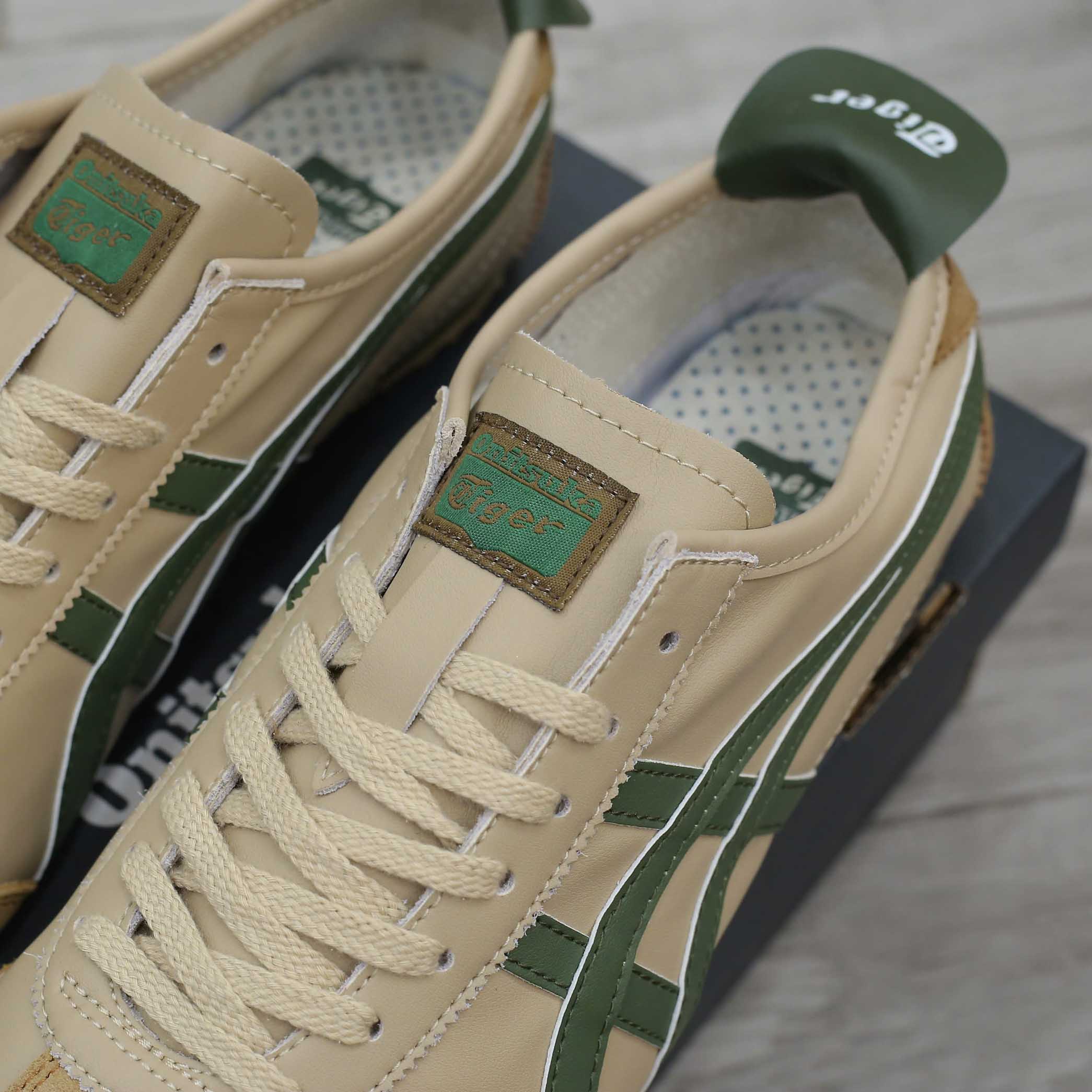 Giày Onitsuka Tiger Mexico 66 Beige Green Like Auth