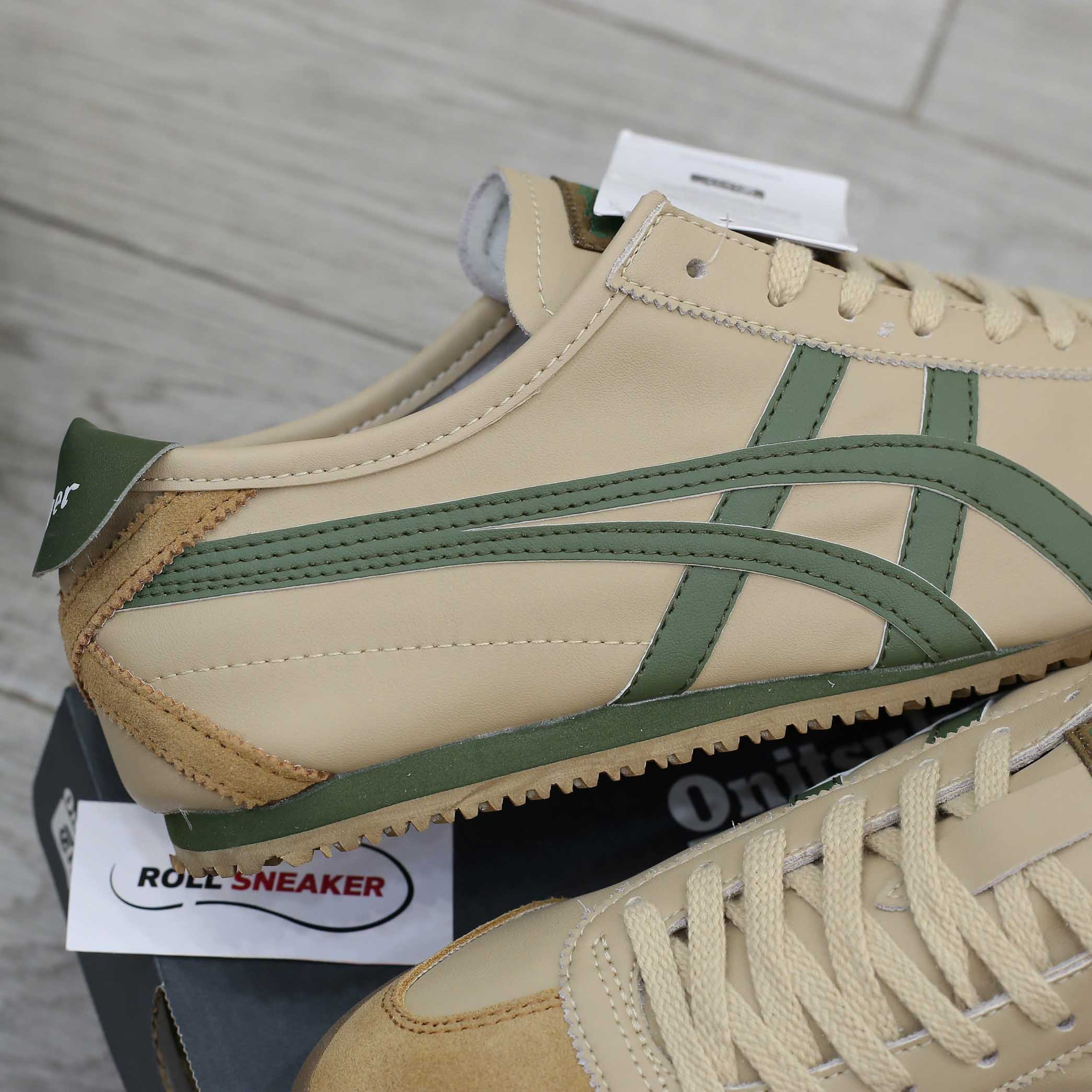 Giày Onitsuka Tiger Mexico 66 Beige Green Like Auth