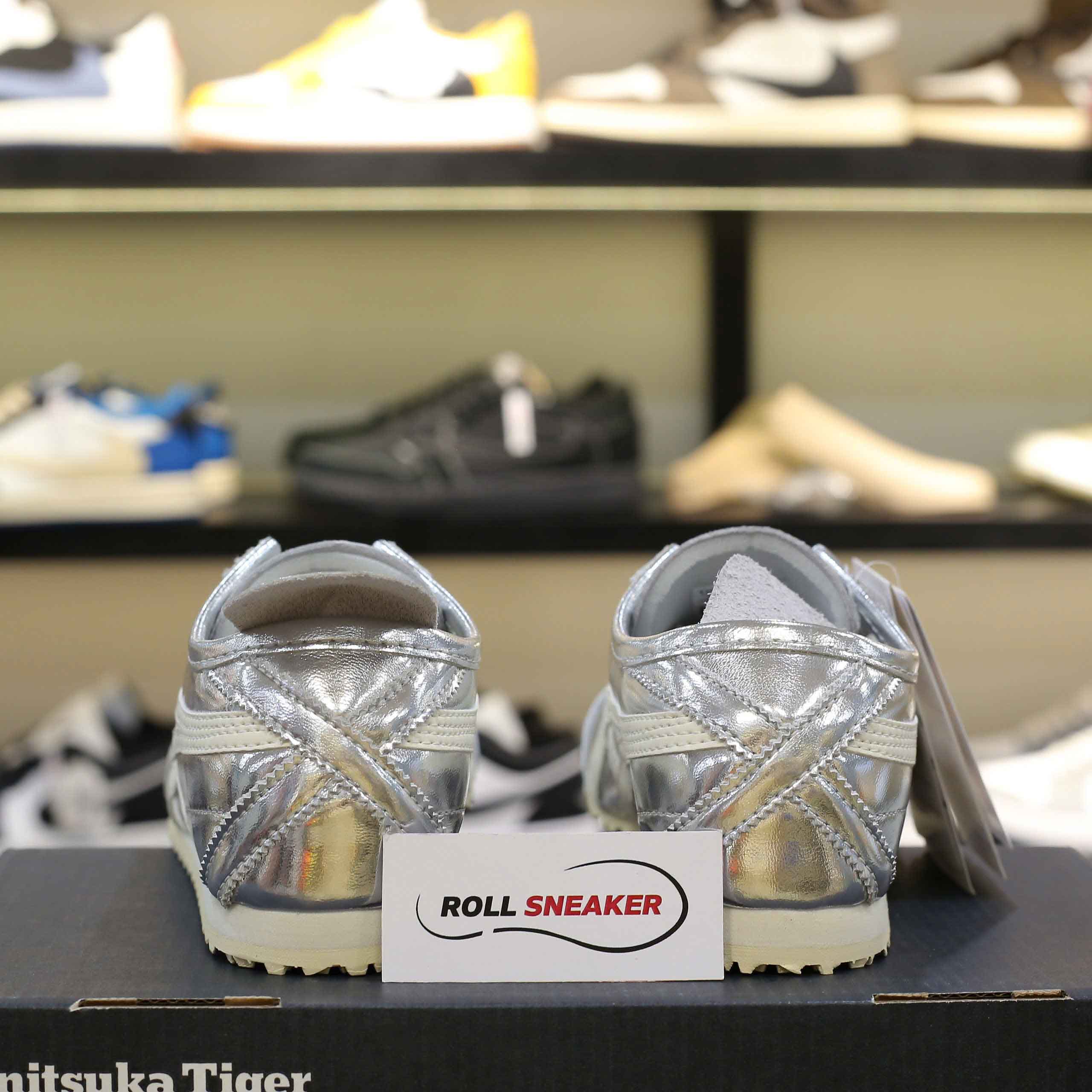Giày Onitsuka Tiger Mexico 66 Silver Off White Like Auth