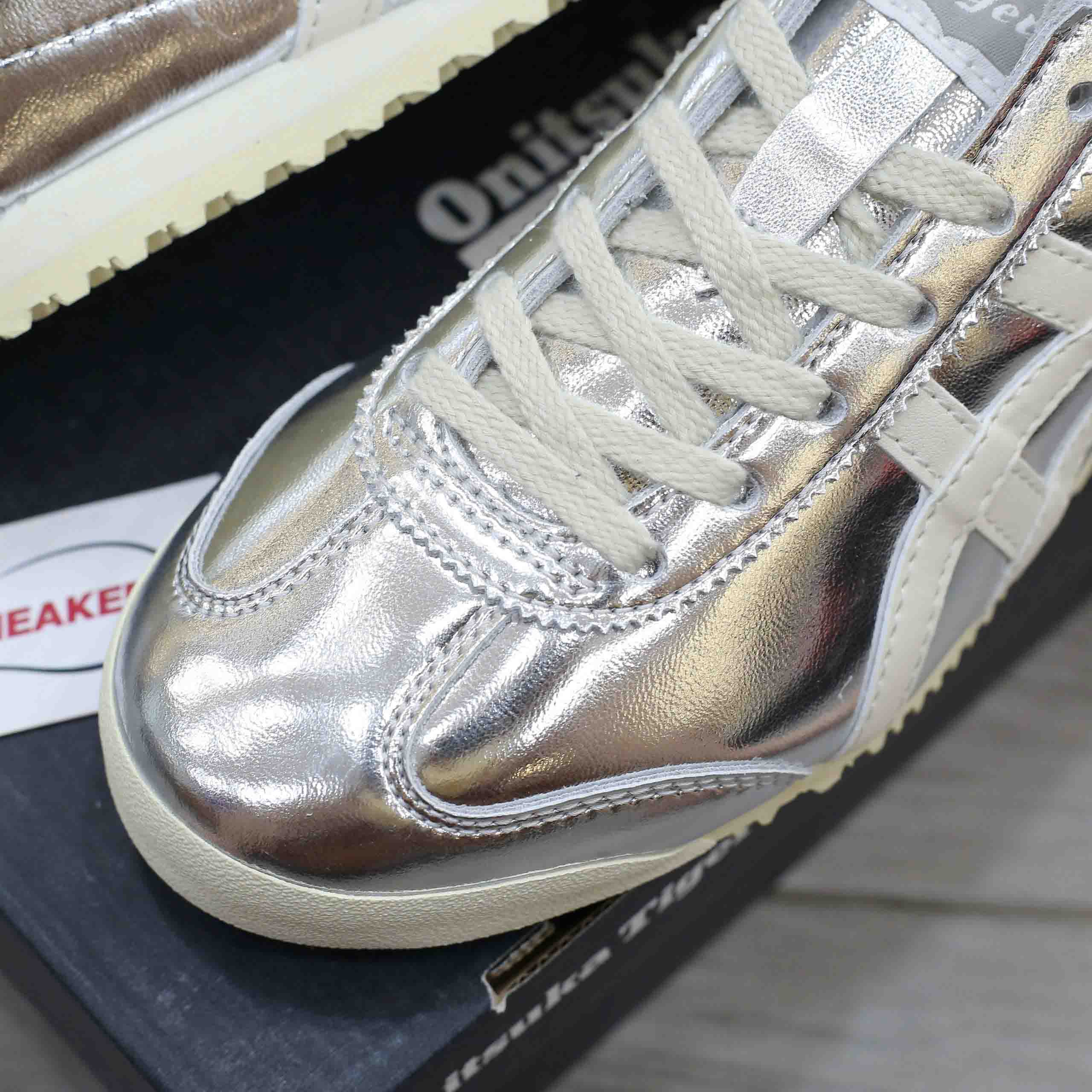 Giày Onitsuka Tiger Mexico 66 Silver Off White Like Auth